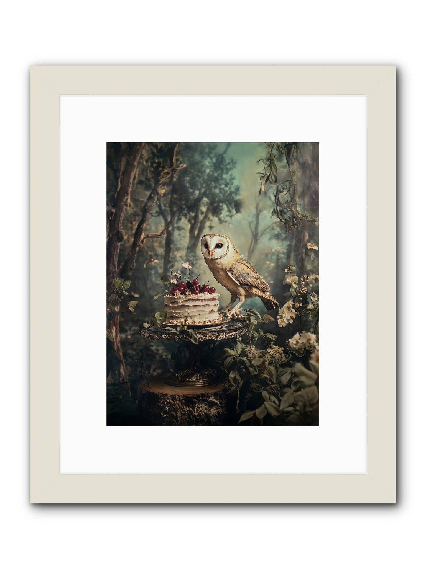 Sugar Found Him AnywayRez -- Framed Print - White 9x12