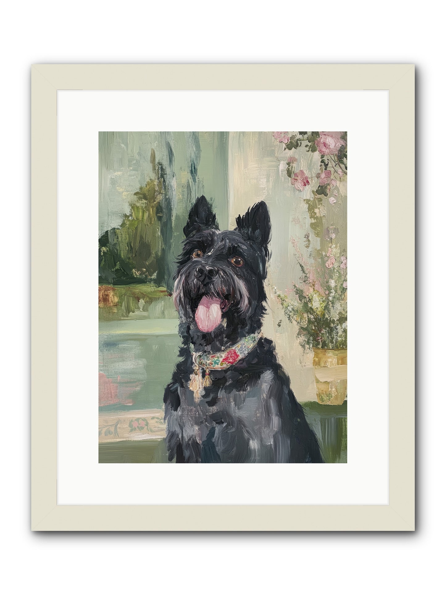Sugar Plum -- Framed Print - White 12x16