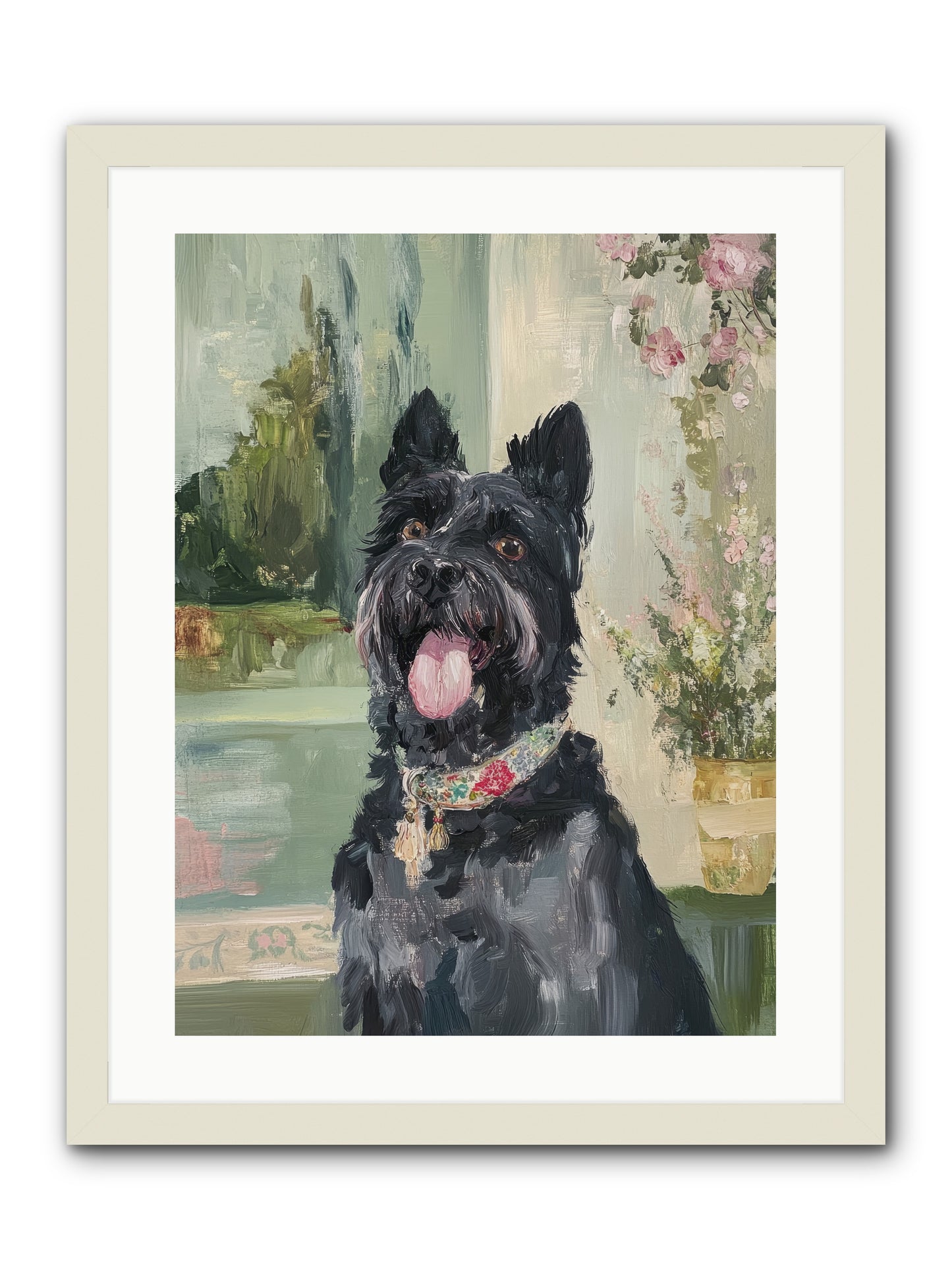 Sugar Plum -- Framed Print - White 18x24