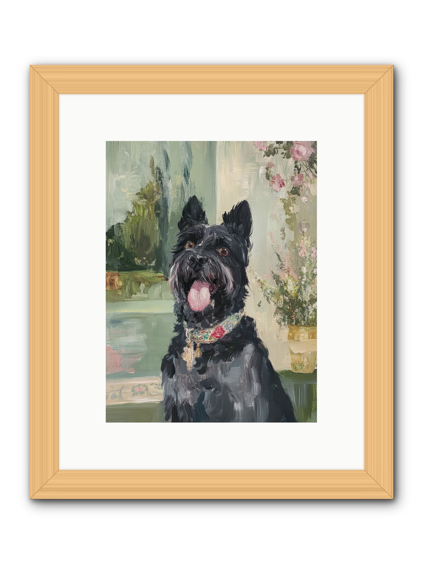 Sugar Plum -- Framed Print - Natural 9x12