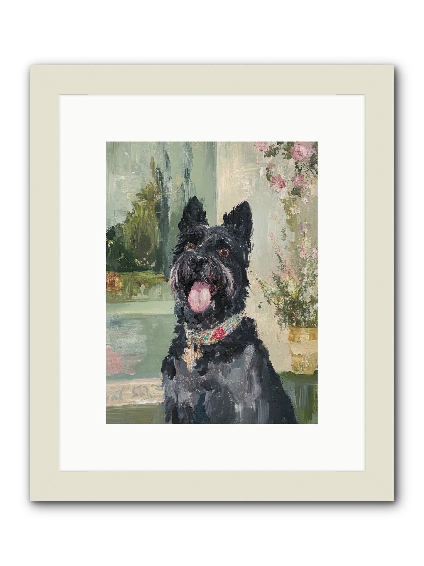 Sugar Plum -- Framed Print - White 9x12