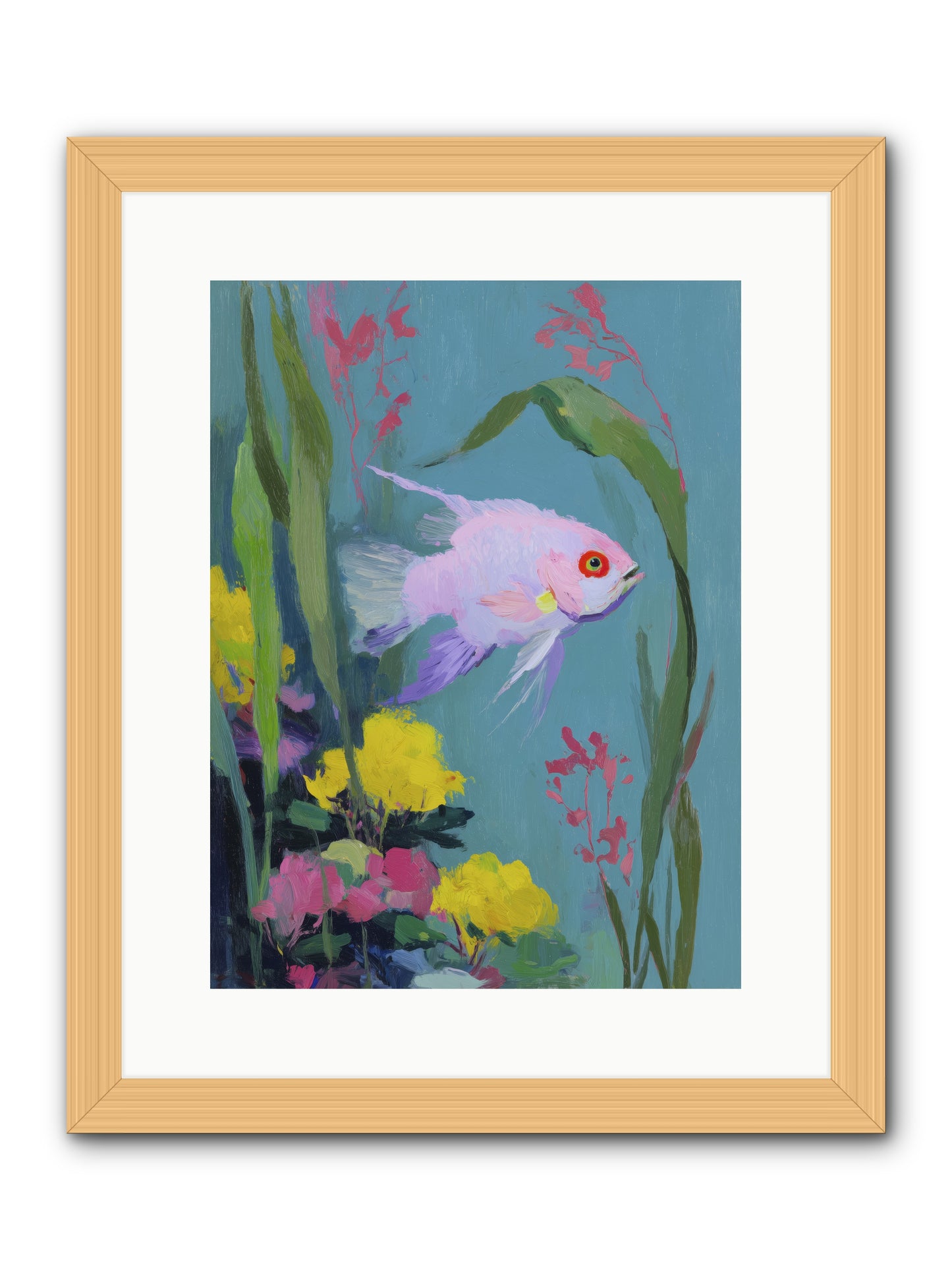 Sugar-Spun Jewel -- Framed Print - Natural 12x16