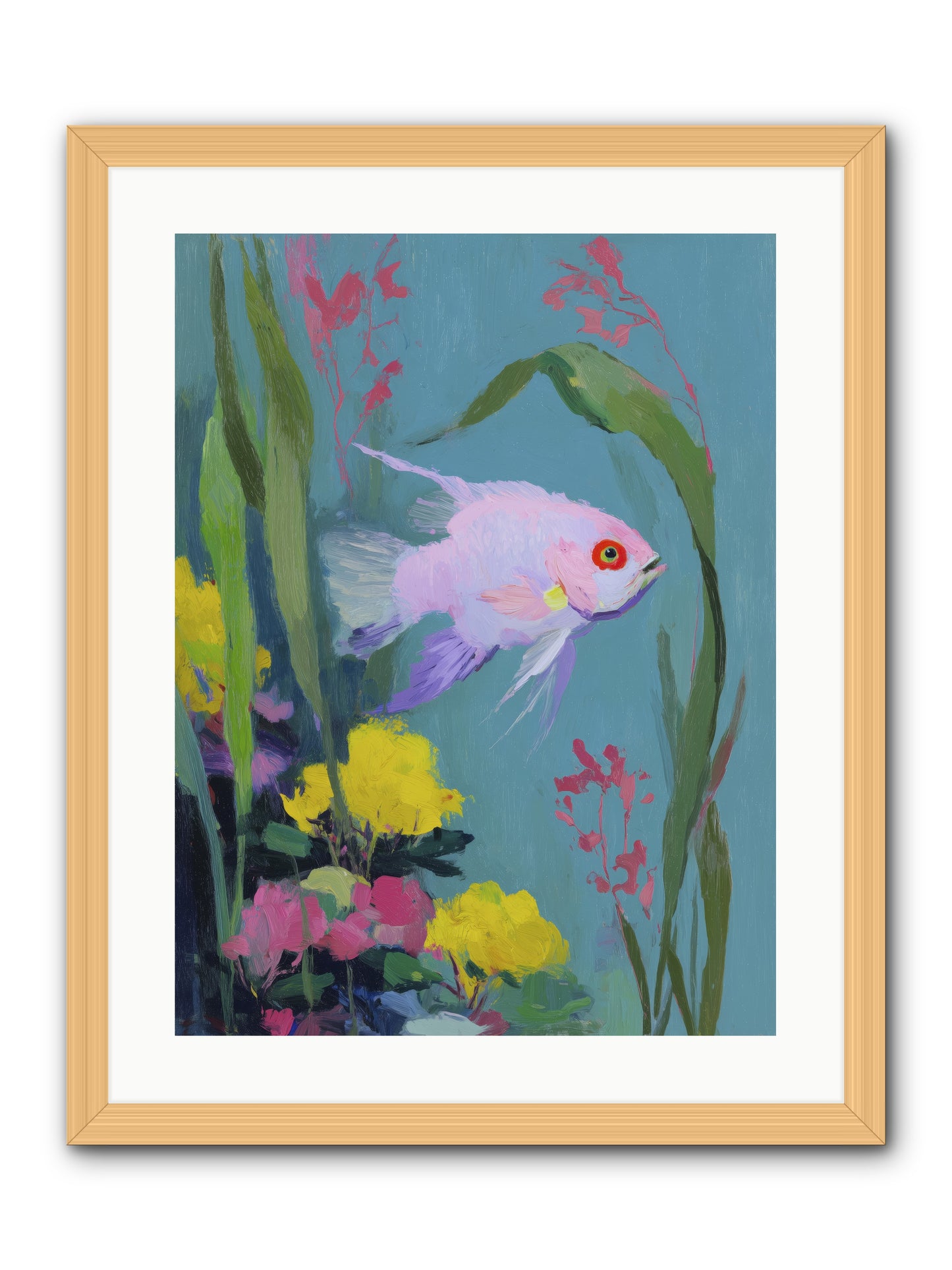 Sugar-Spun Jewel -- Framed Print - Natural 18x24