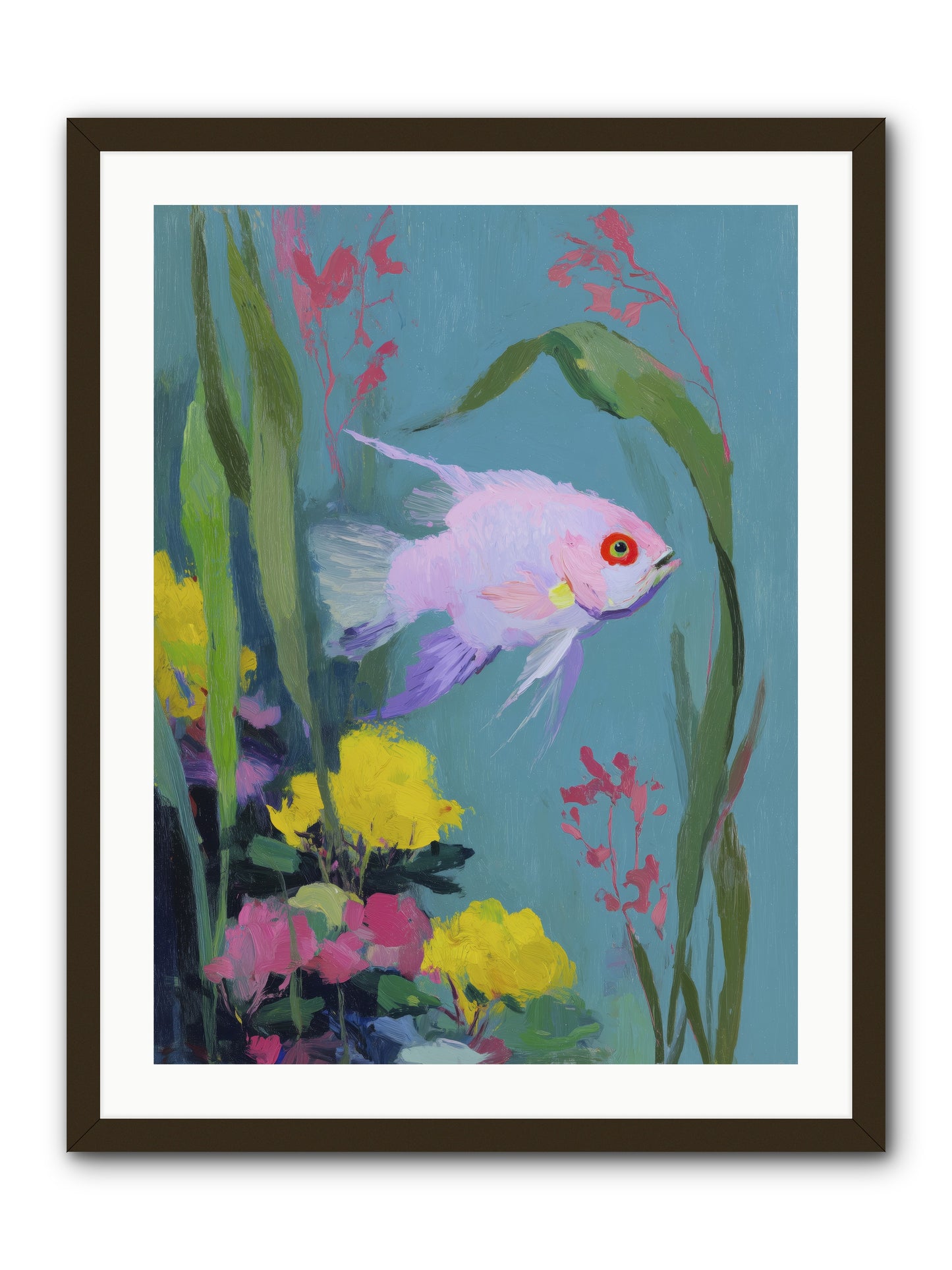 Sugar-Spun Jewel -- Framed Print - Black 24x32