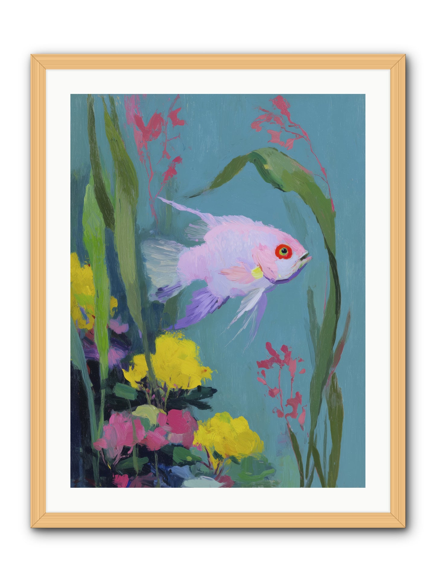Sugar-Spun Jewel -- Framed Print - Natural 24x32