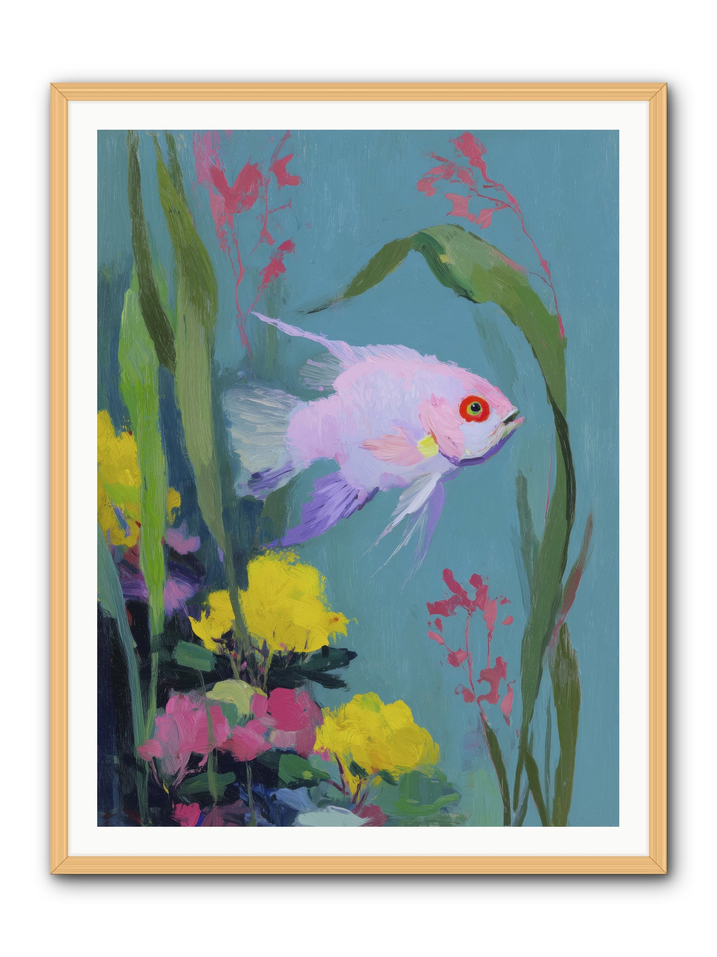 Sugar-Spun Jewel -- Framed Print - Natural 36x48