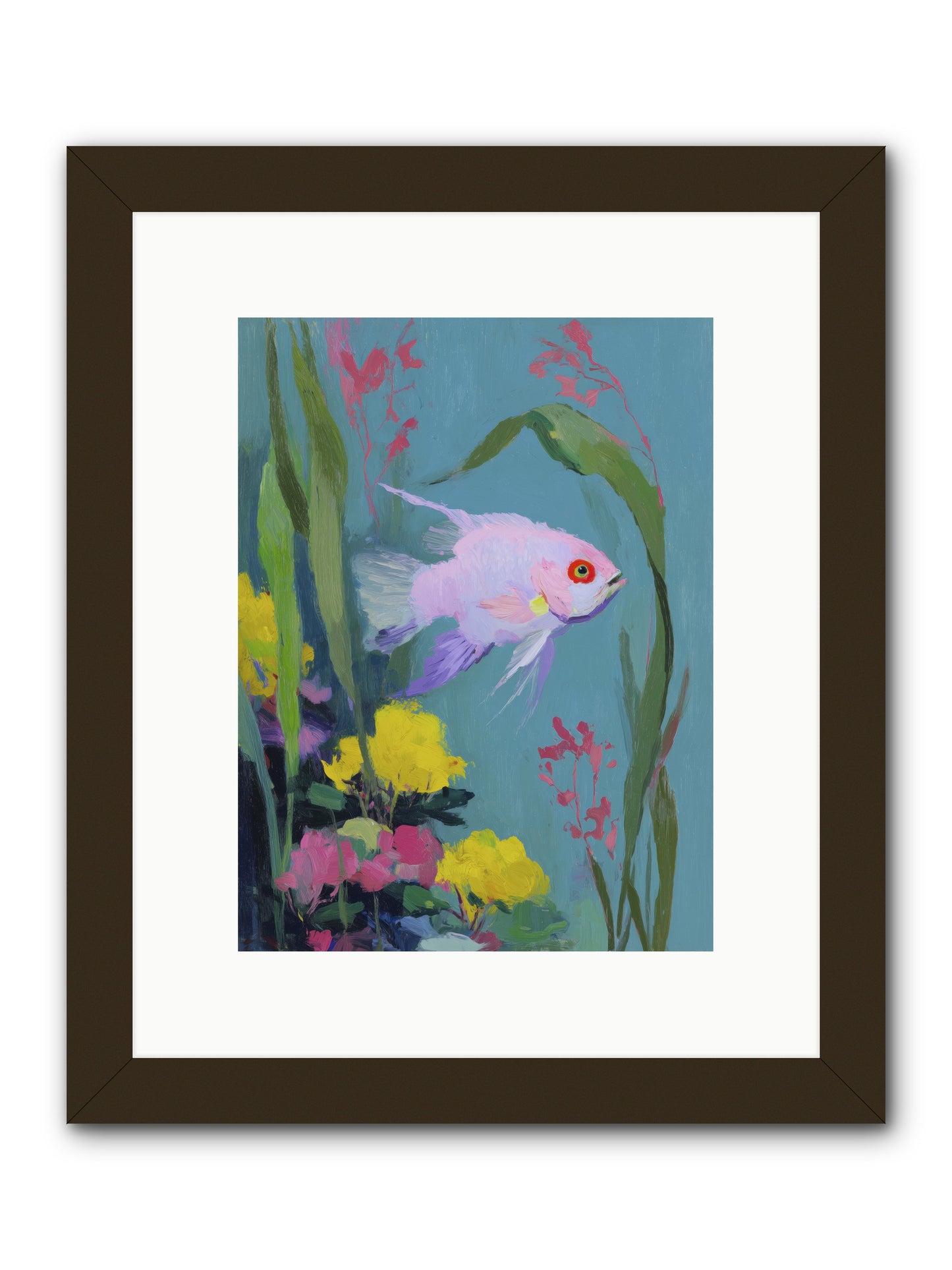 Sugar-Spun Jewel -- Framed Print - Black 9x12