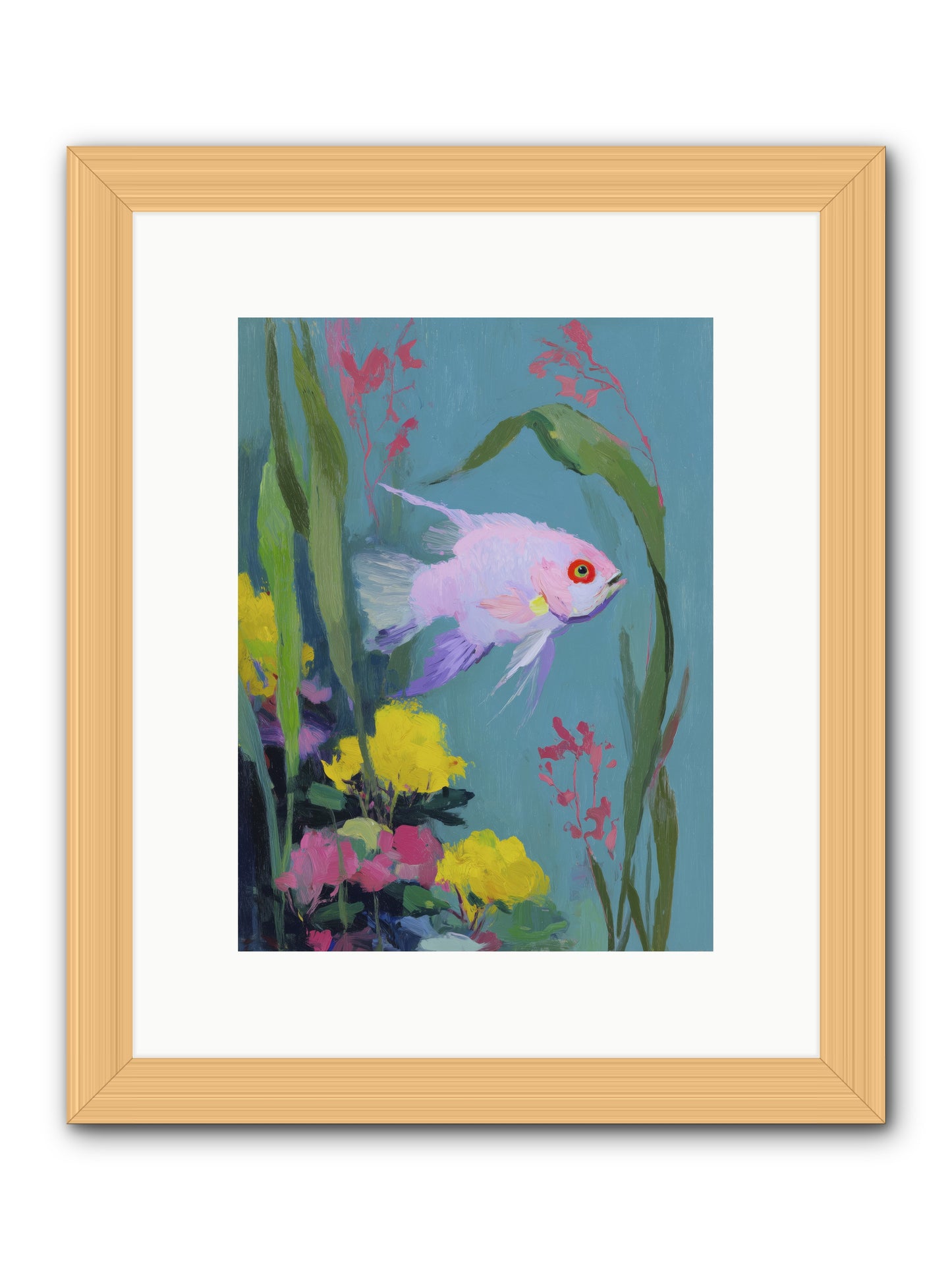 Sugar-Spun Jewel -- Framed Print - Natural 9x12