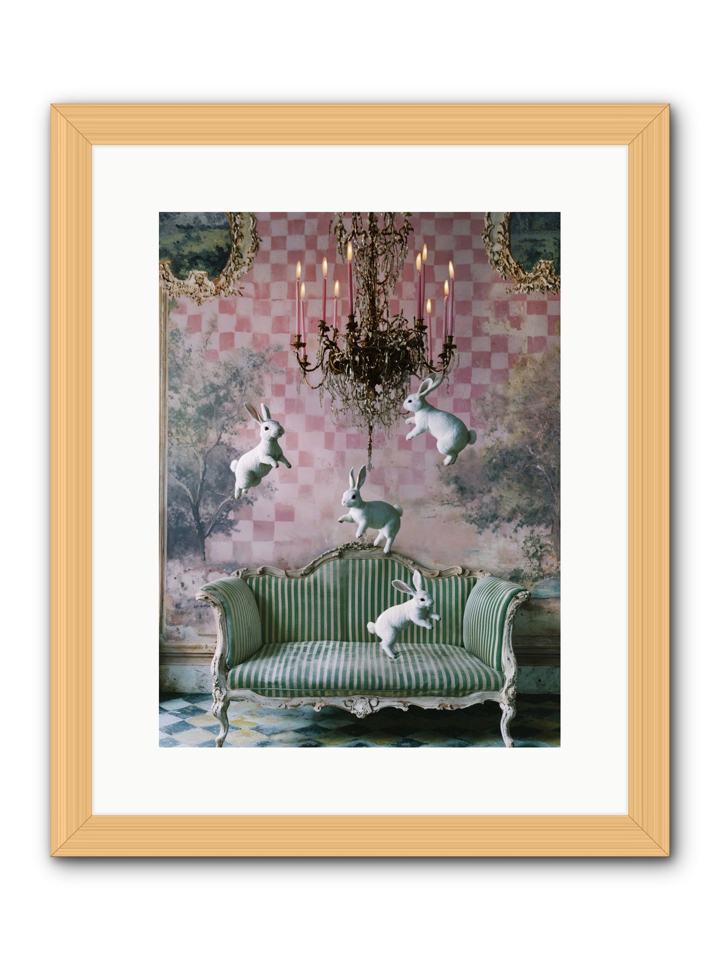 Sugar Thistle Tales -- Framed Print - Natural 12x16