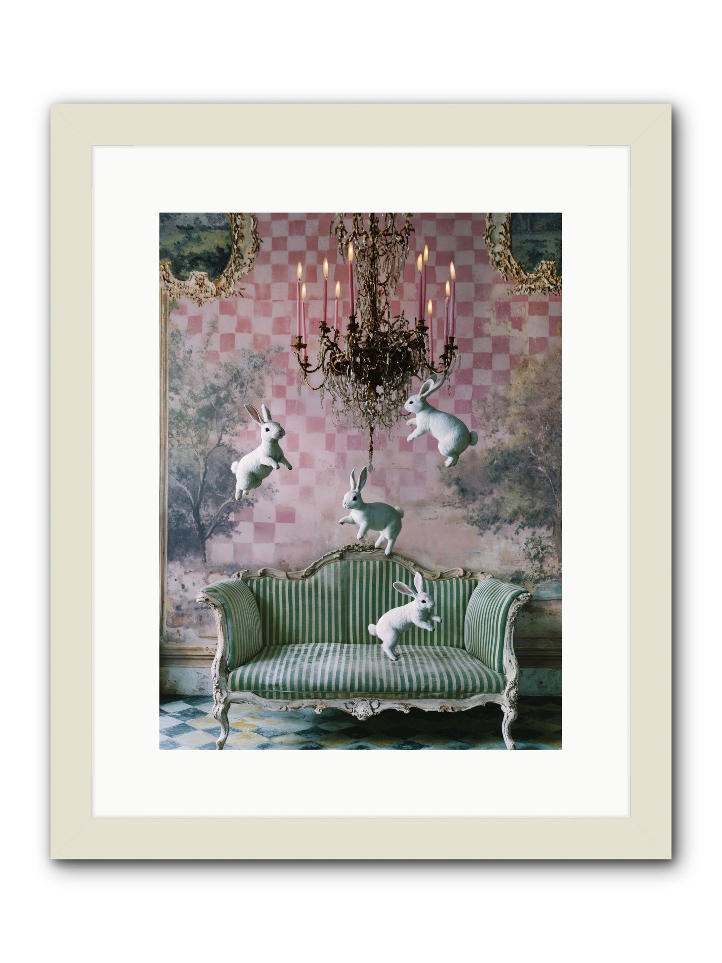 Sugar Thistle Tales -- Framed Print - White 12x16