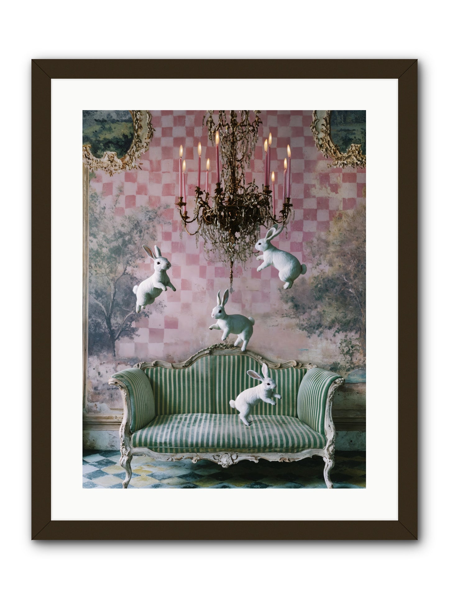 Sugar Thistle Tales -- Framed Print - Black 18x24