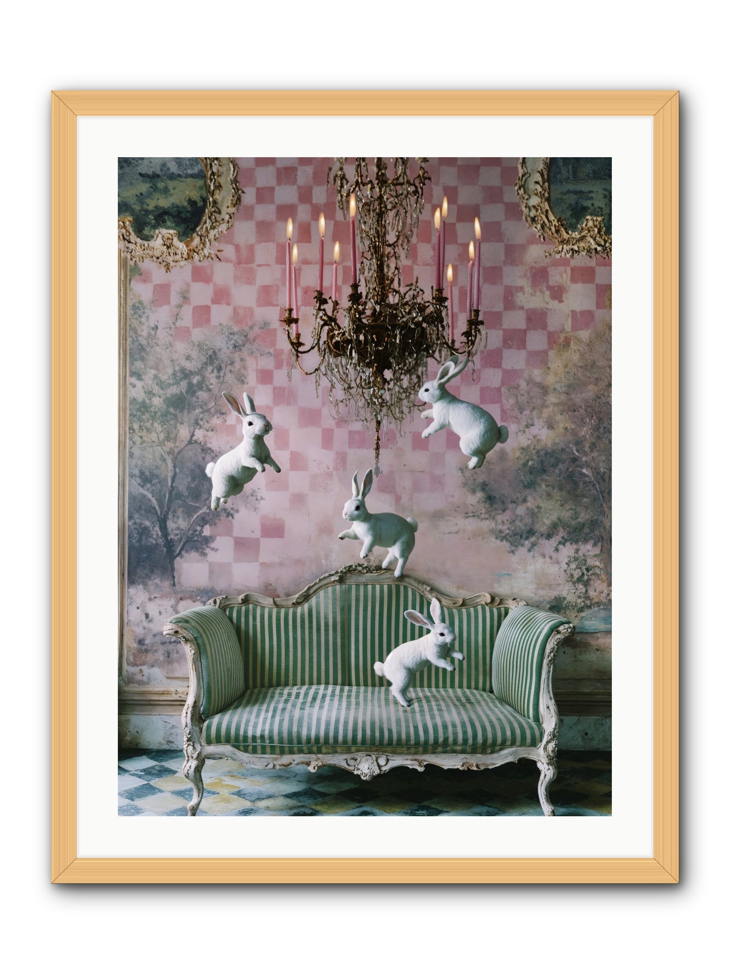 Sugar Thistle Tales -- Framed Print - Natural 24x32