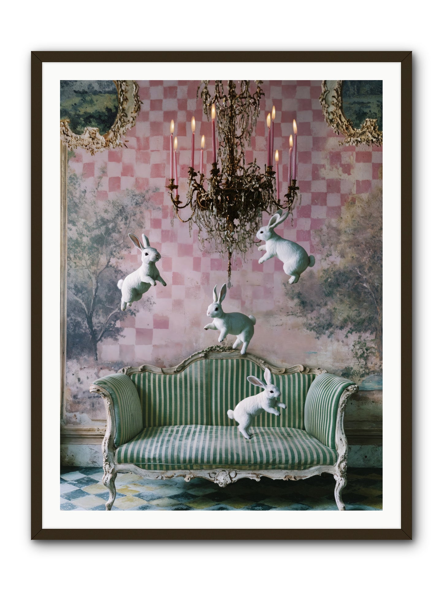 Sugar Thistle Tales -- Framed Print - Black 36x48