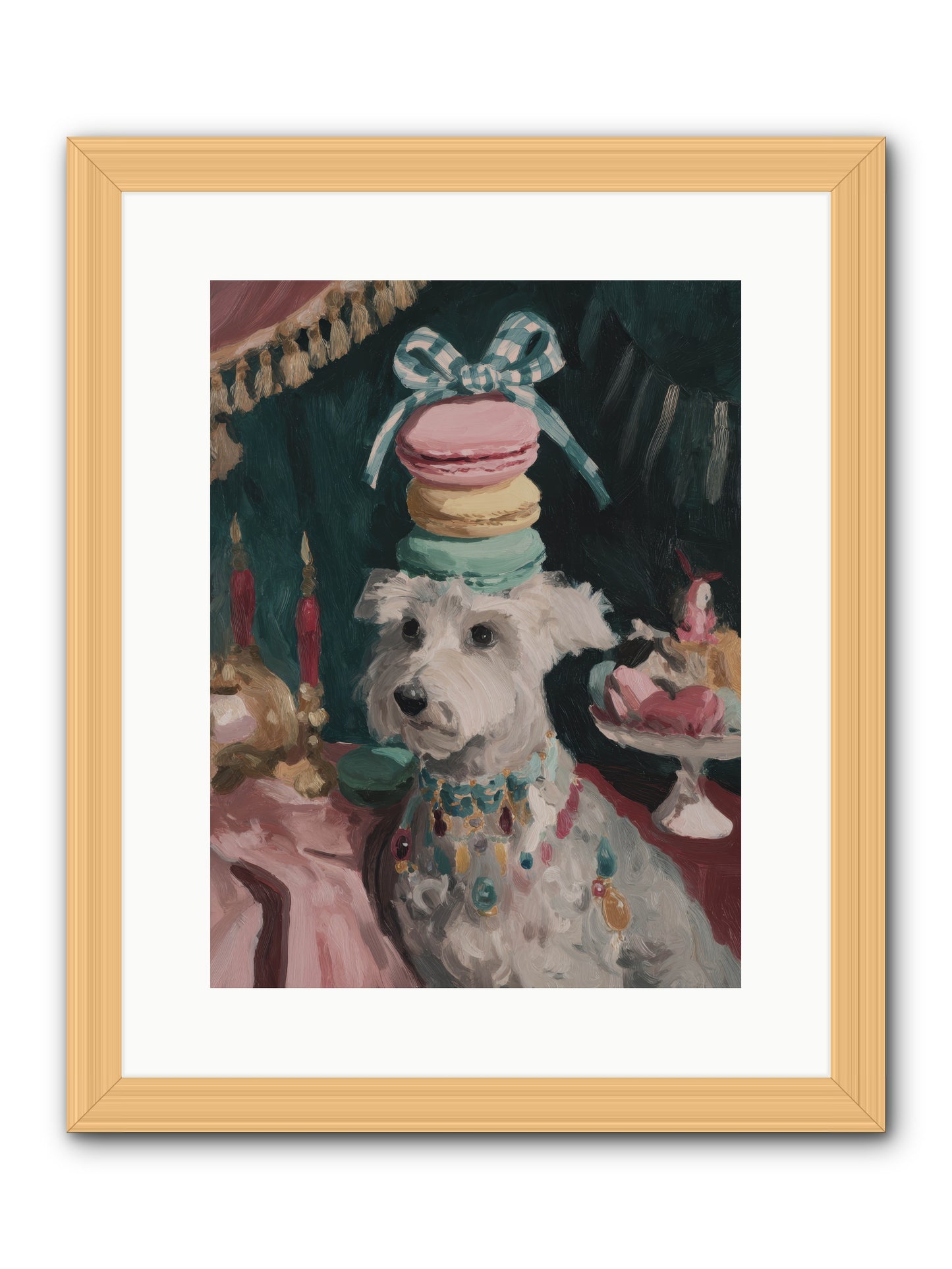 Sugar and Starshine No.1 -- Framed Print - Natural 12x16
