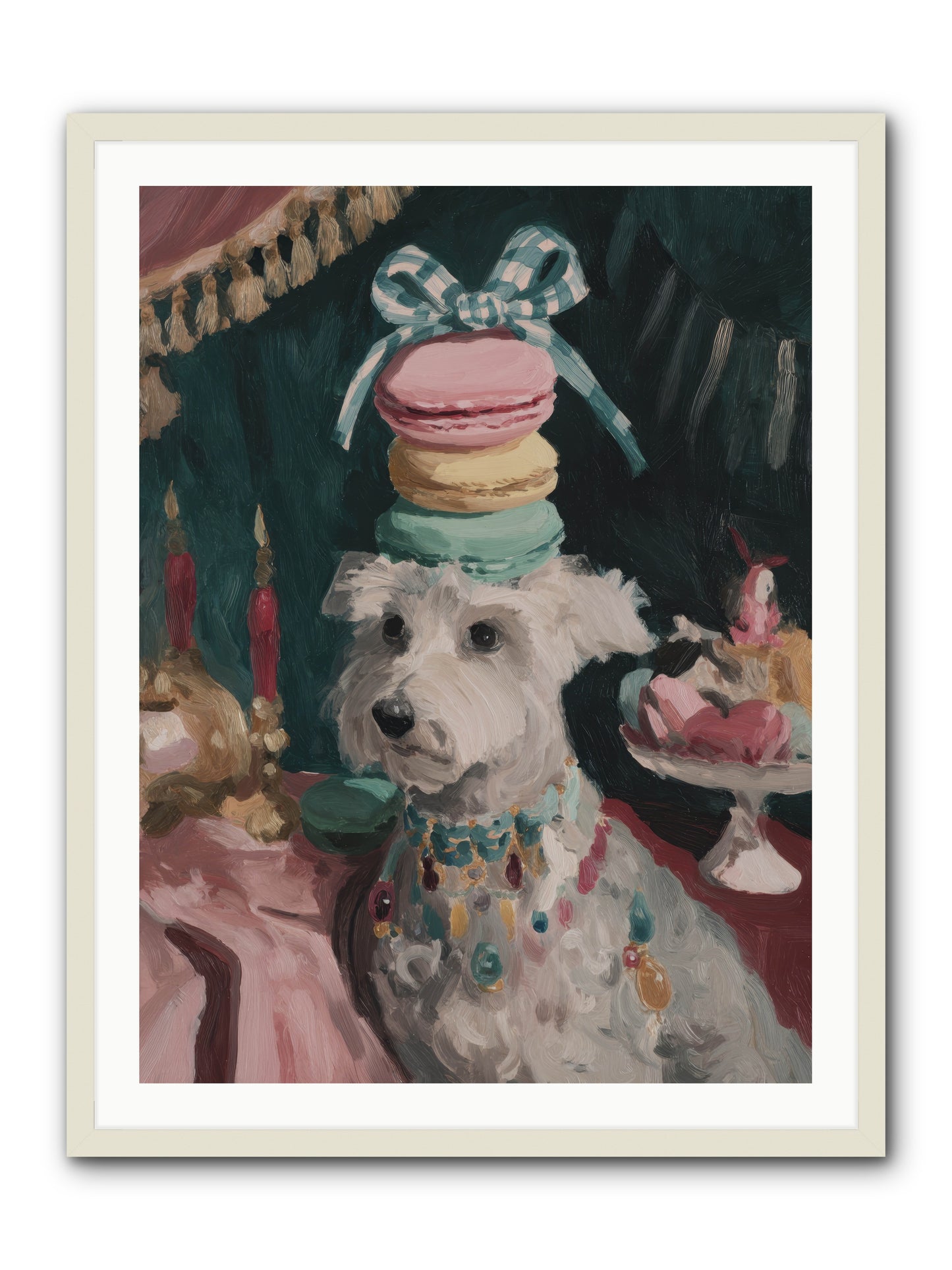Sugar and Starshine No.1 -- Framed Print - White 30x40