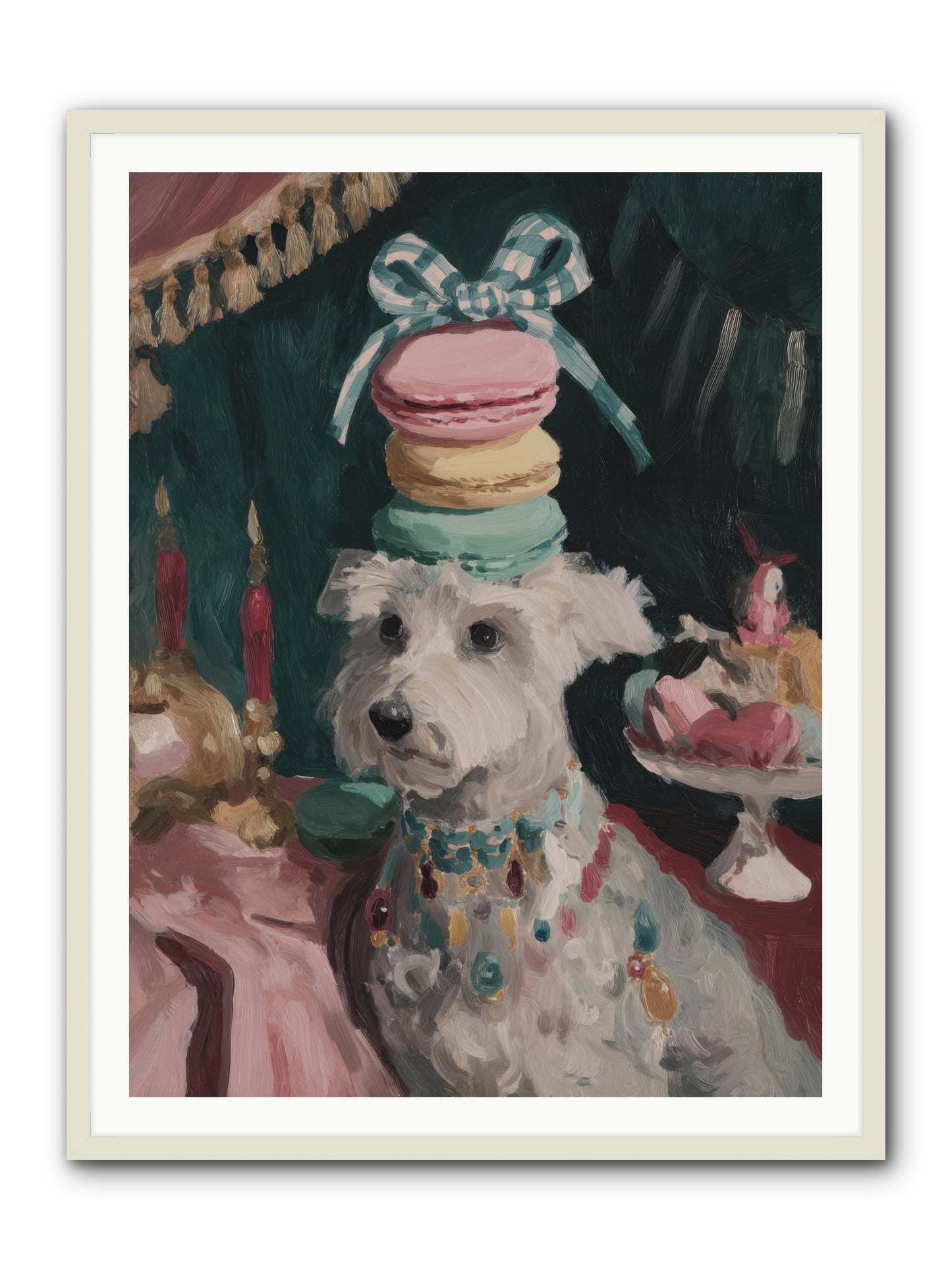 Sugar and Starshine No.1 -- Framed Print - White 36x48