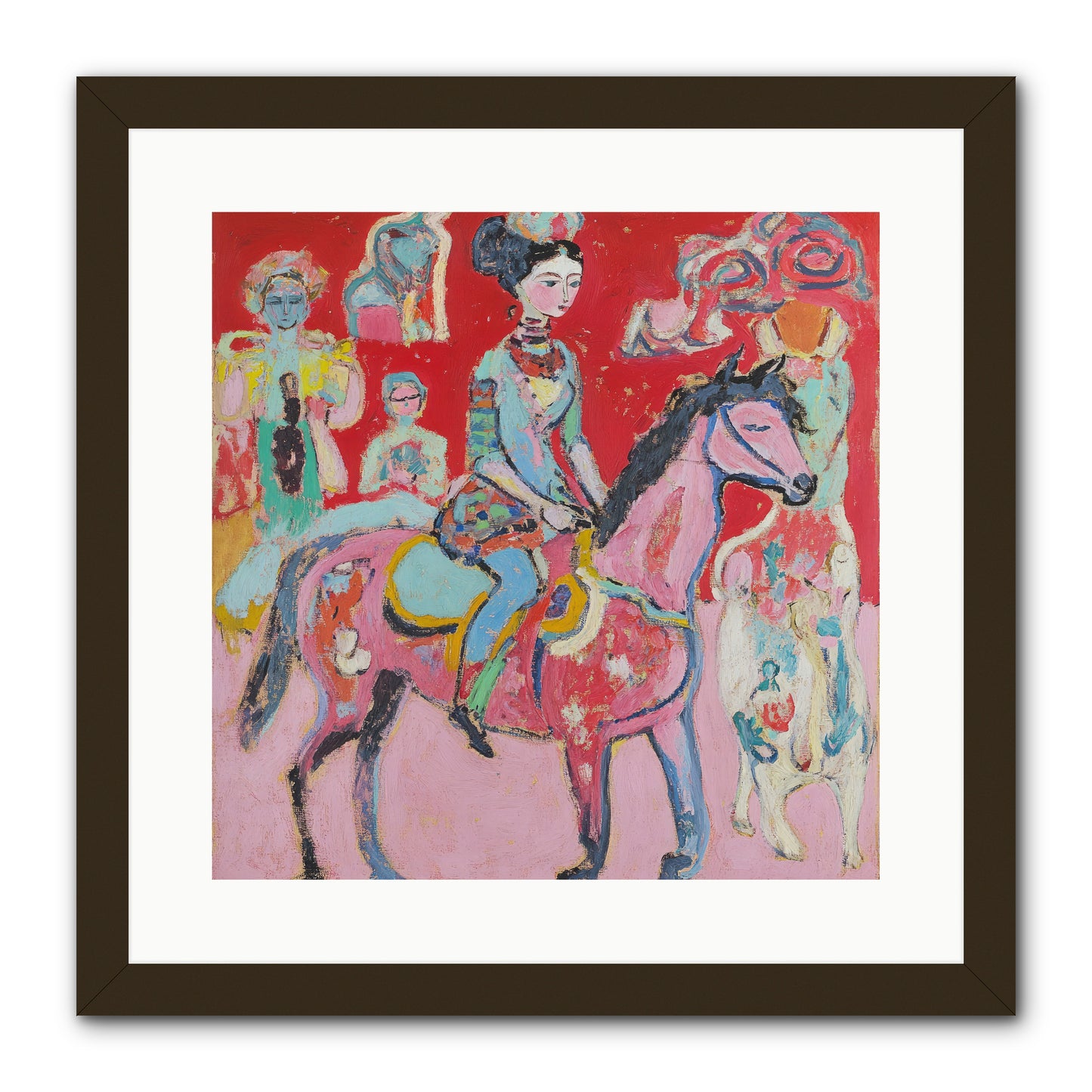 Sugared Dreams -- Framed Print - Black 16x16