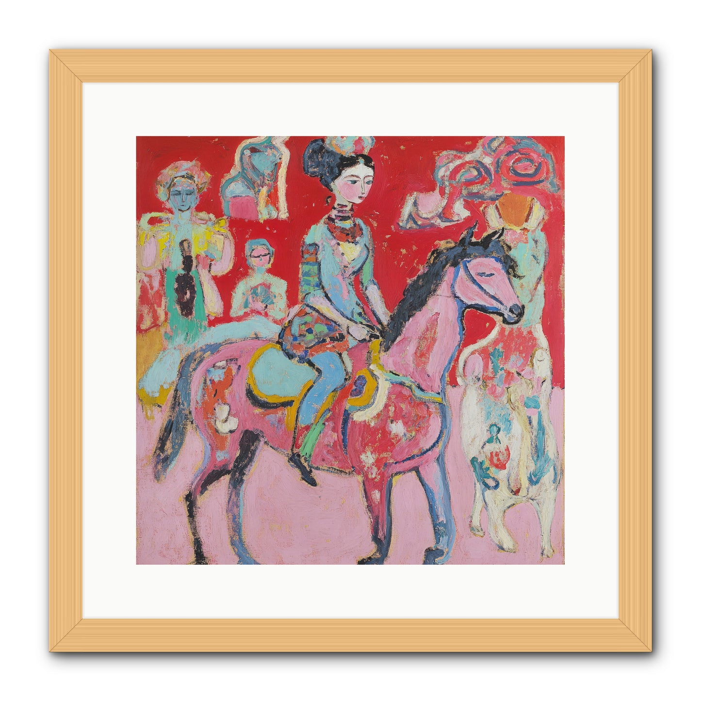 Sugared Dreams -- Framed Print - Natural 16x16