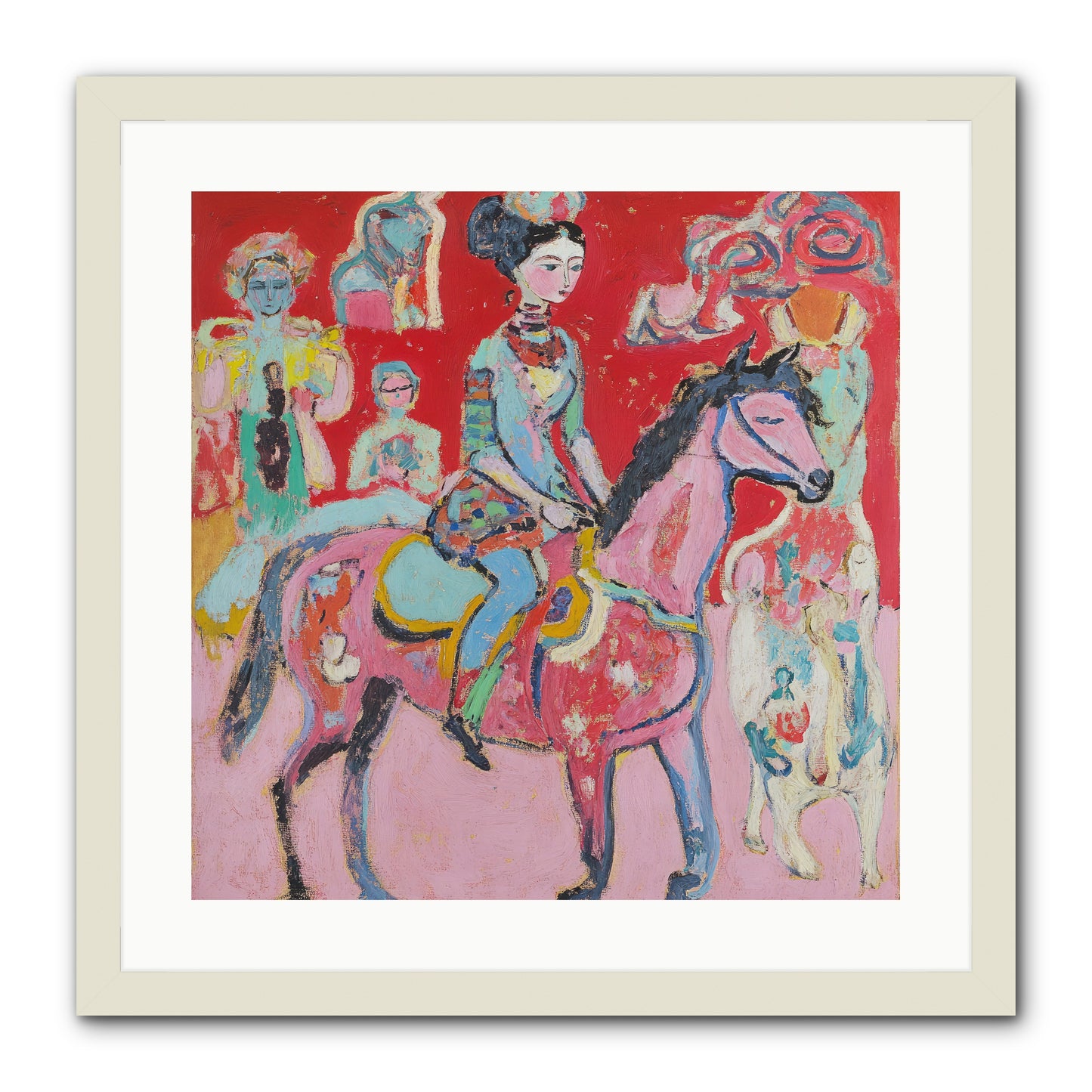 Sugared Dreams -- Framed Print - White 20x20