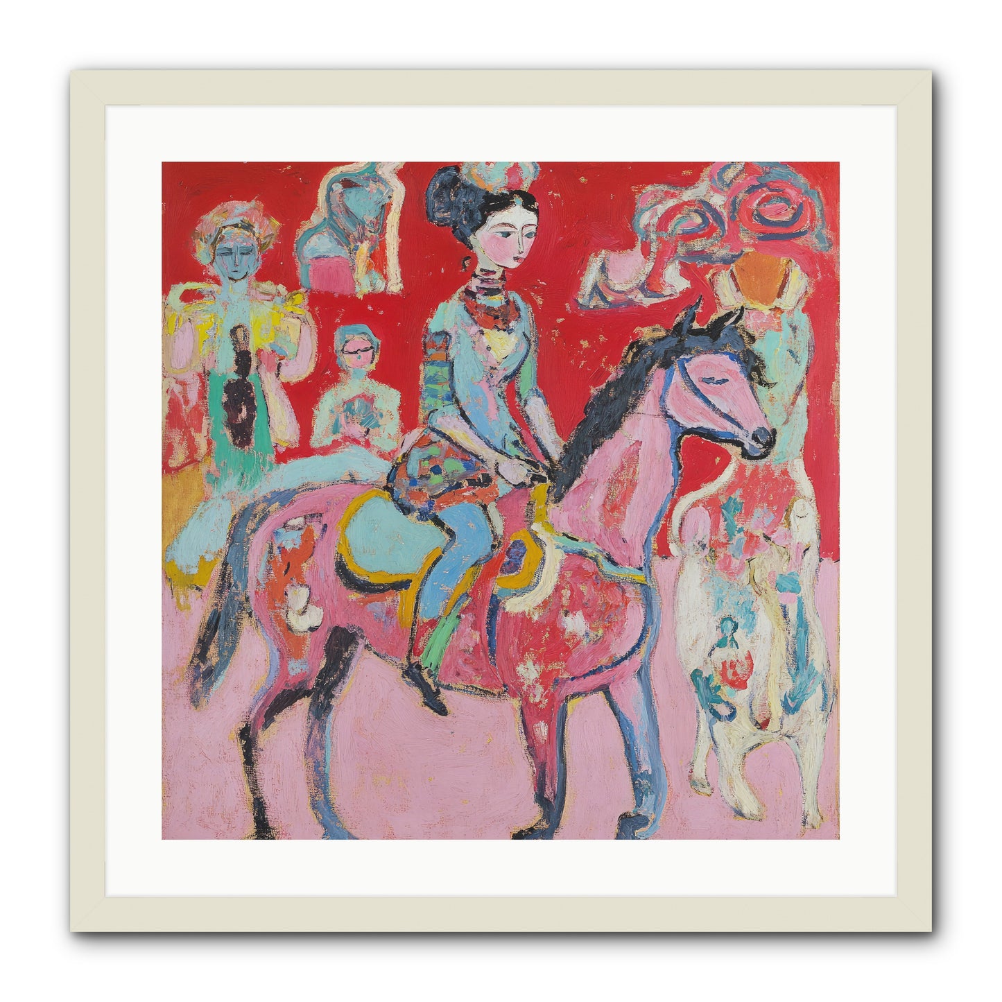 Sugared Dreams -- Framed Print - White 24x24
