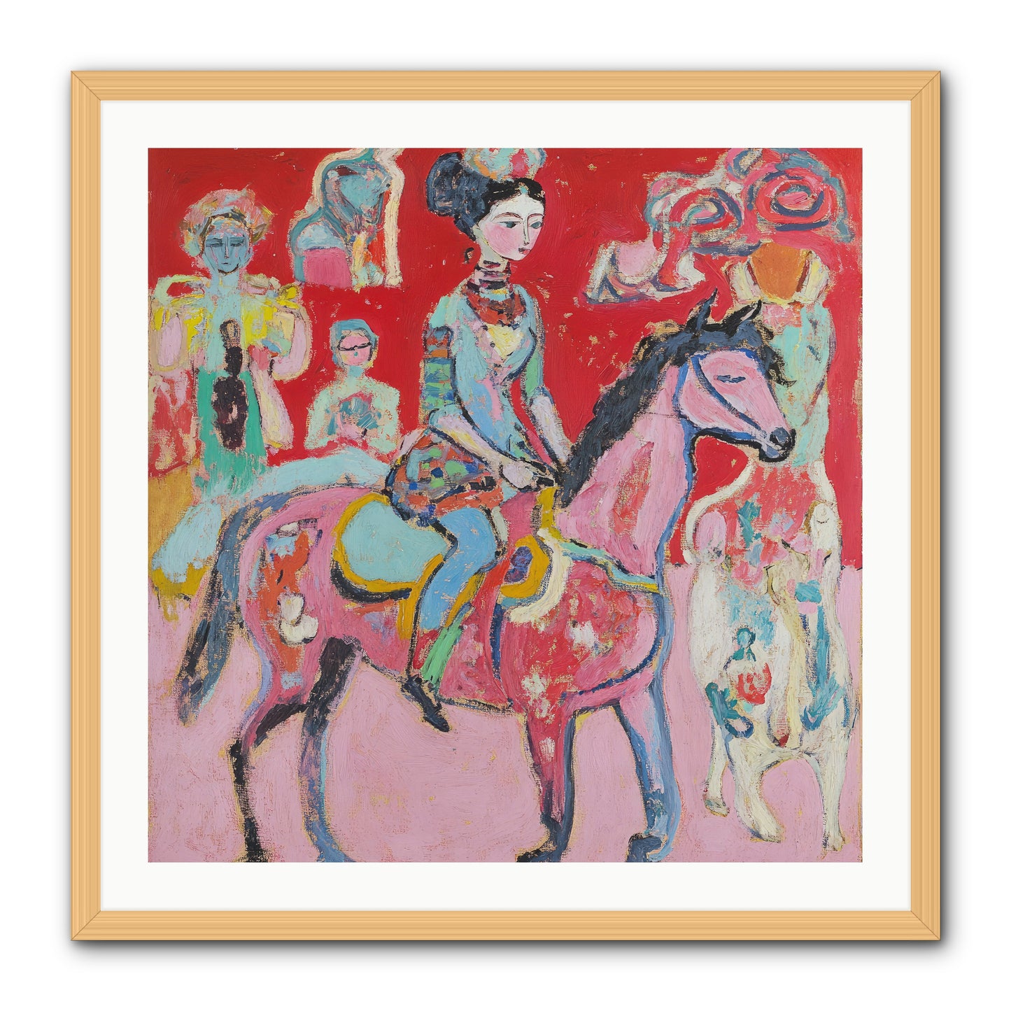 Sugared Dreams -- Framed Print - Natural 30x30