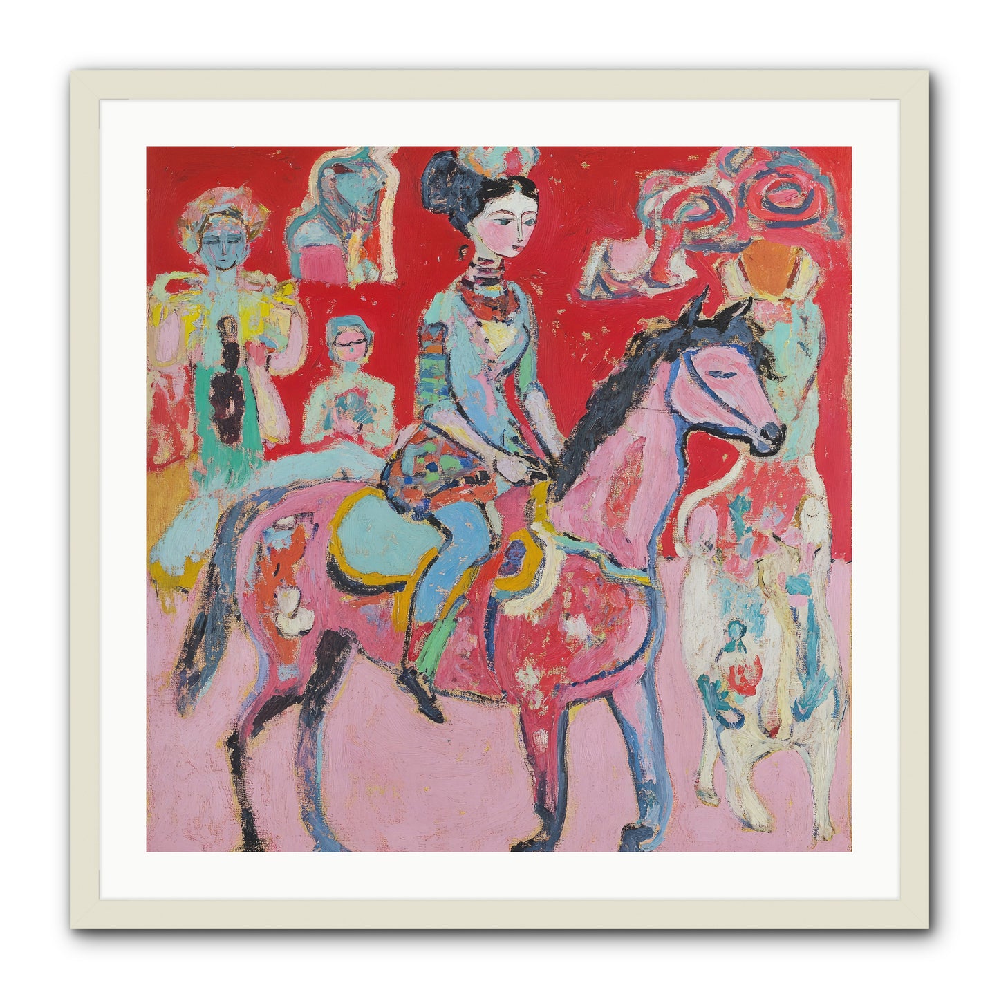 Sugared Dreams -- Framed Print - White 30x30