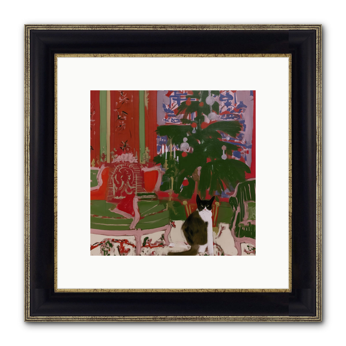 Sugarplum Room — Sugarplum-Room-10x10-Framed-Print-Black-Gold.jpg