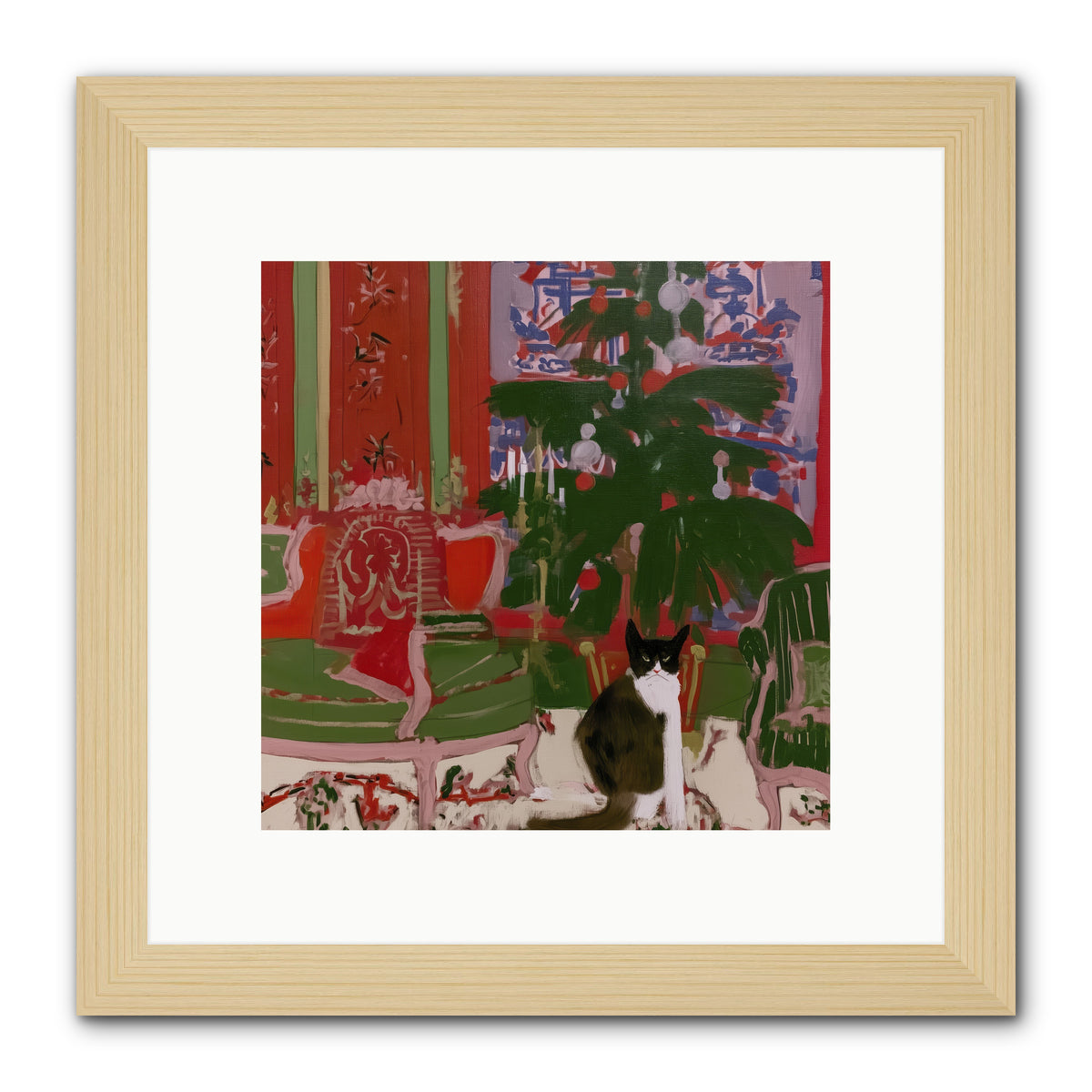 Sugarplum Room — Sugarplum-Room-10x10-Framed-Print-Natural.jpg