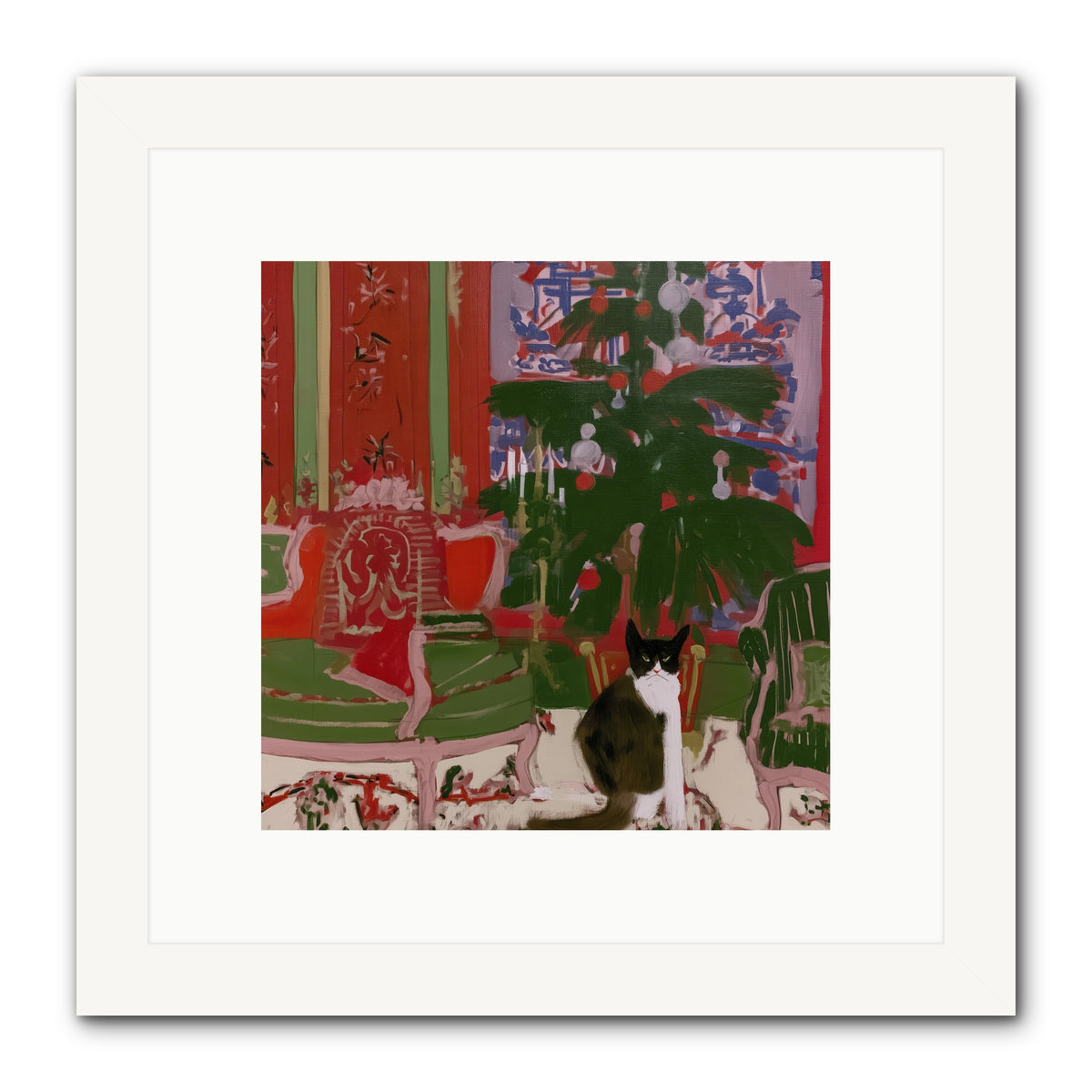 Sugarplum Room — Sugarplum-Room-10x10-Framed-Print-White.jpg