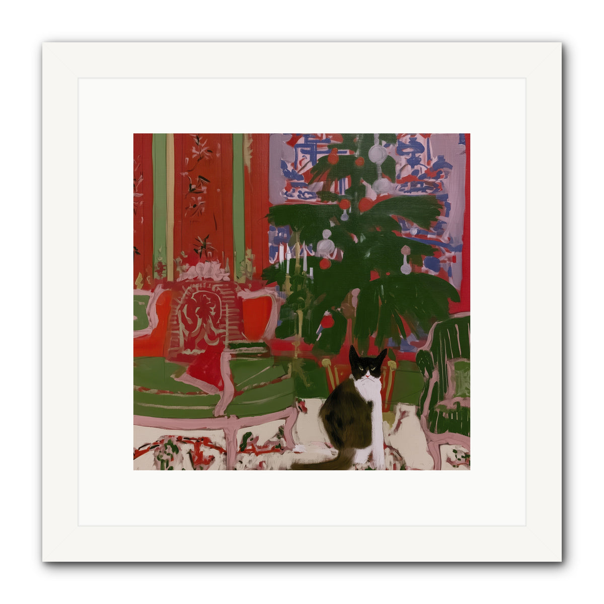 Sugarplum Room — Sugarplum-Room-12x12-Framed-Print-White.jpg