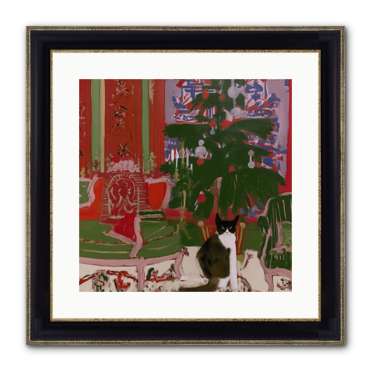 Sugarplum Room — Sugarplum-Room-16x16-Framed-Print-Black-Gold.jpg