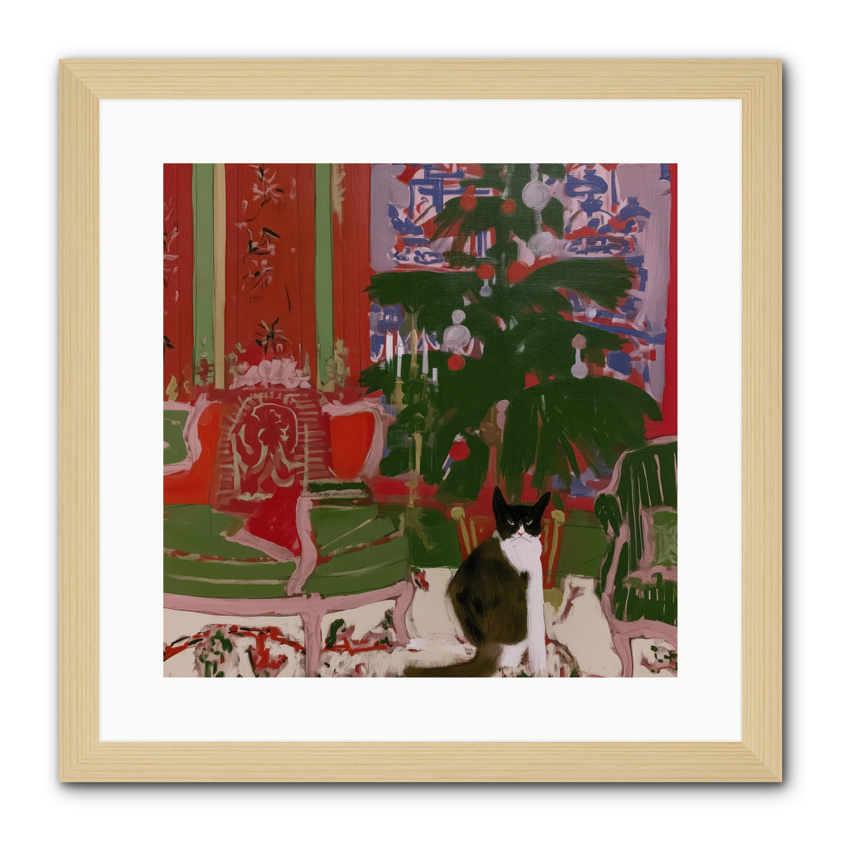 Sugarplum Room — Sugarplum-Room-16x16-Framed-Print-Natural.jpg