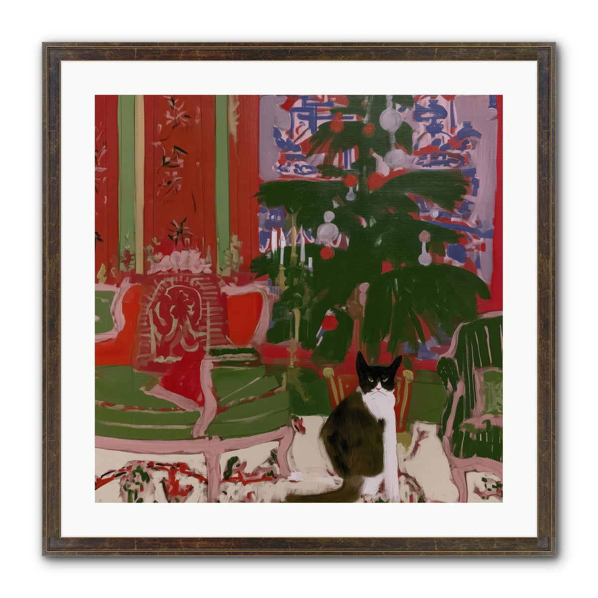Sugarplum Room — Sugarplum-Room-24x24-Framed-Print-Slimwoods-Black-Gold.jpg
