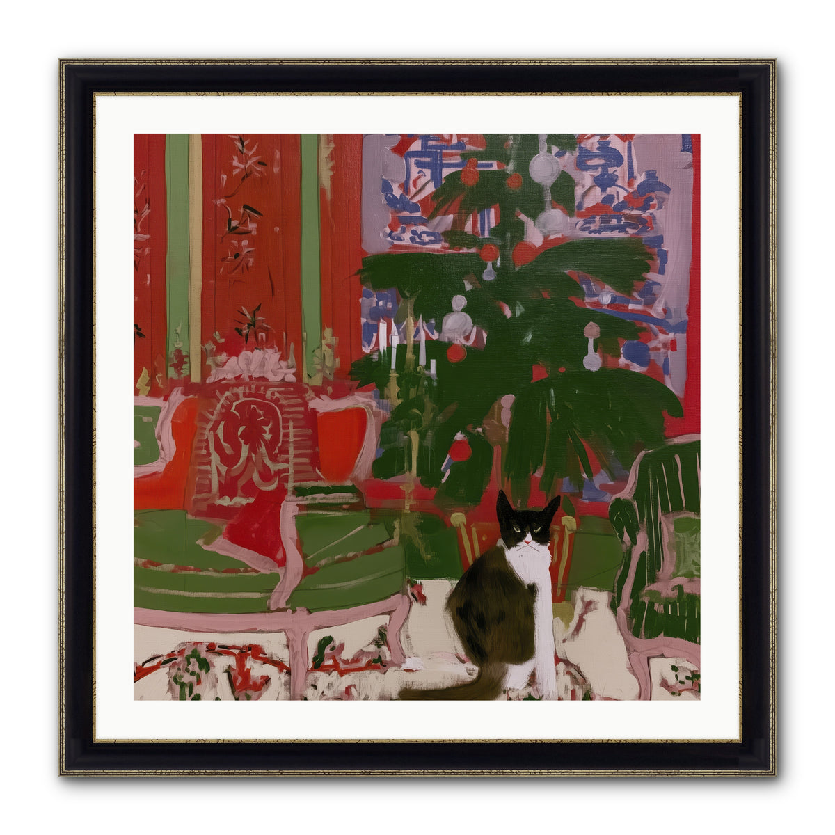 Sugarplum Room — Sugarplum-Room-30x30-Framed-Print-Black-Gold.jpg