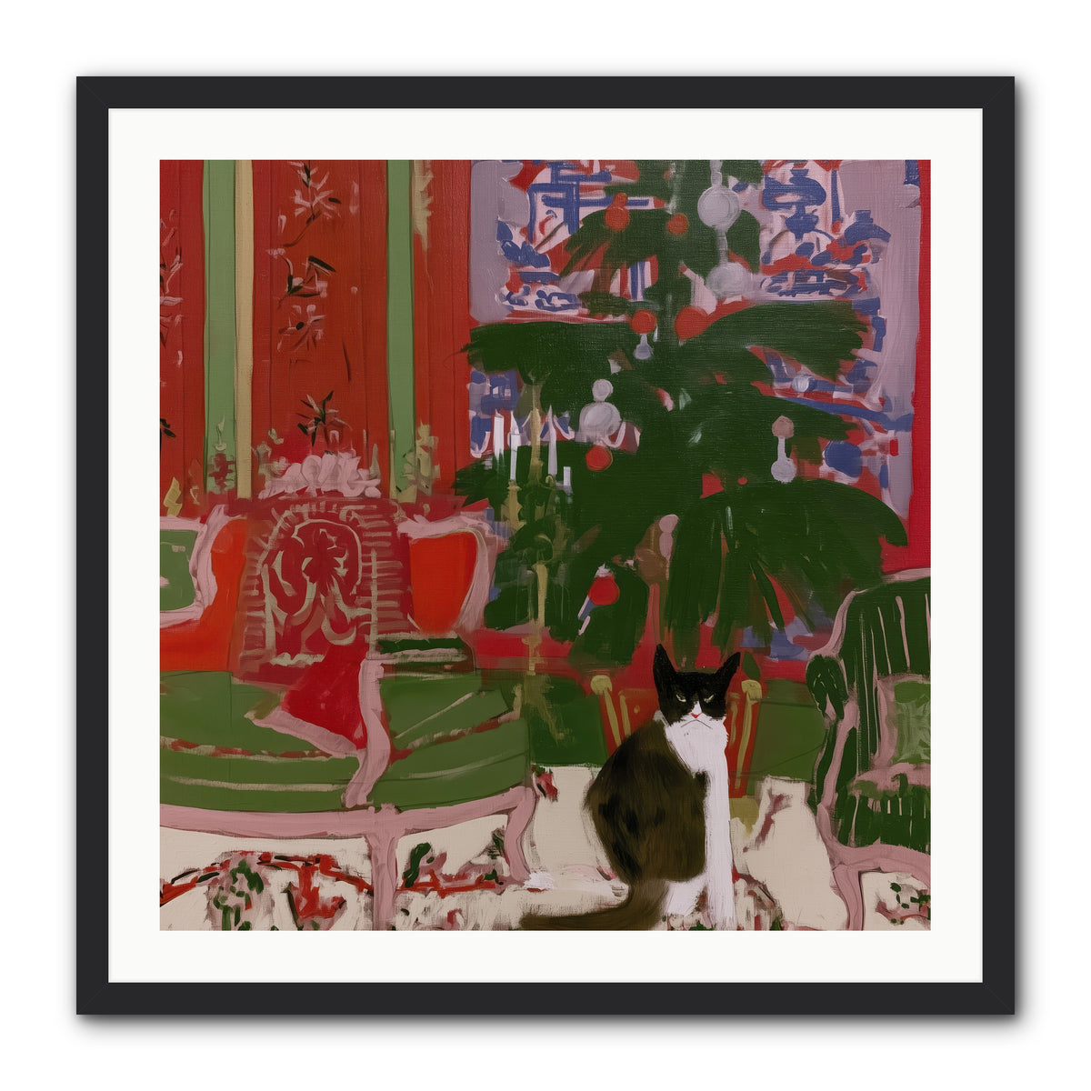 Sugarplum Room — Sugarplum-Room-30x30-Framed-Print-Black.jpg