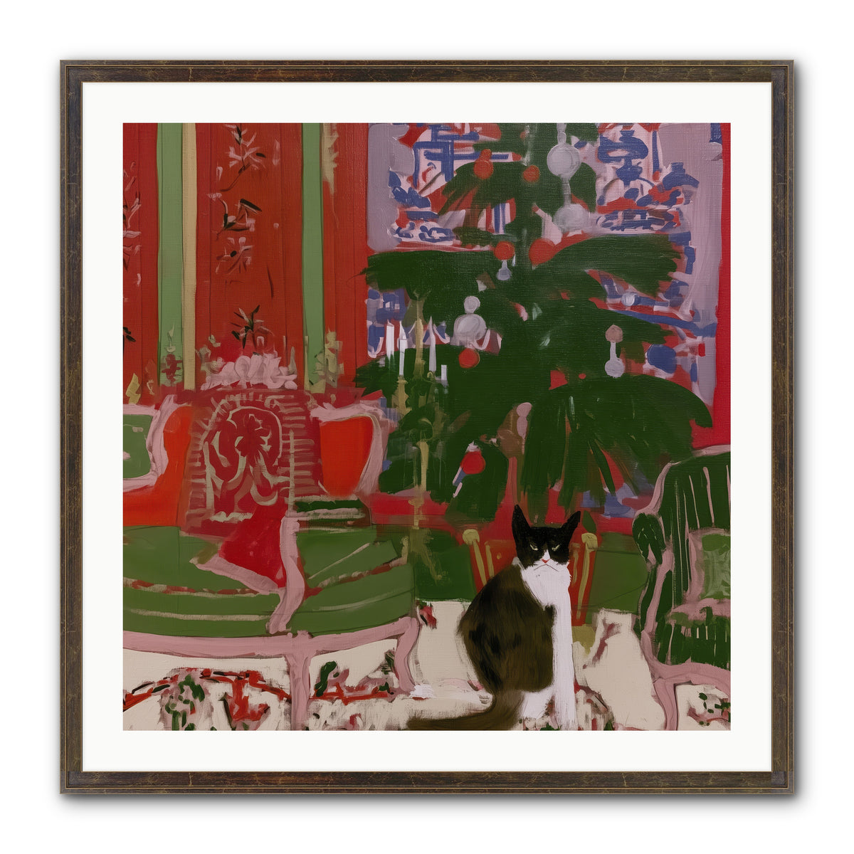 Sugarplum Room — Sugarplum-Room-30x30-Framed-Print-Slimwoods-Black-Gold.jpg