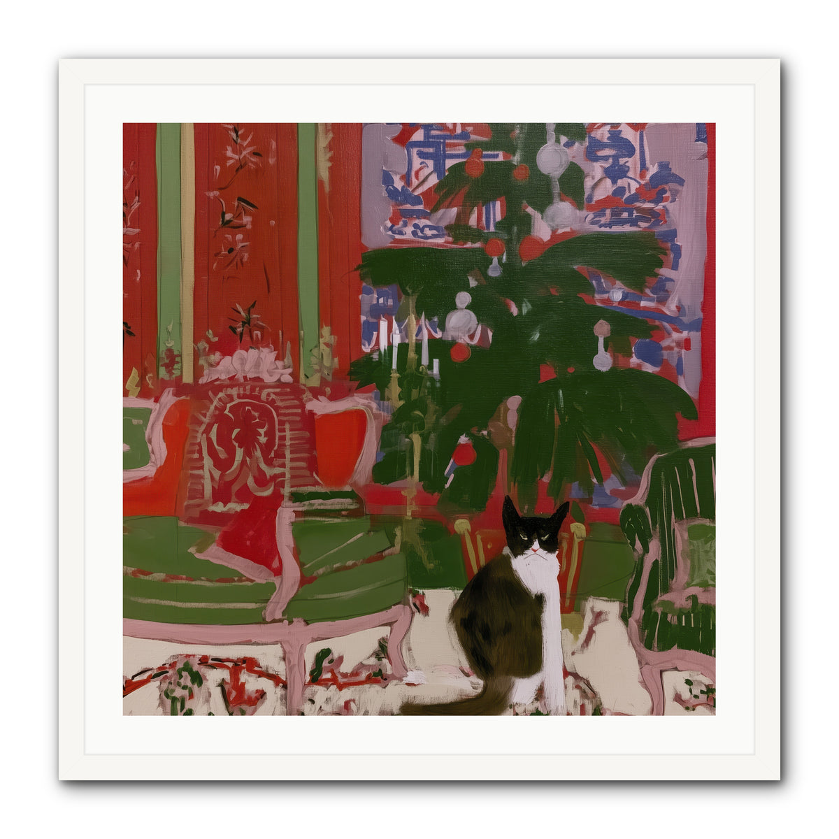 Sugarplum Room — Sugarplum-Room-30x30-Framed-Print-White.jpg