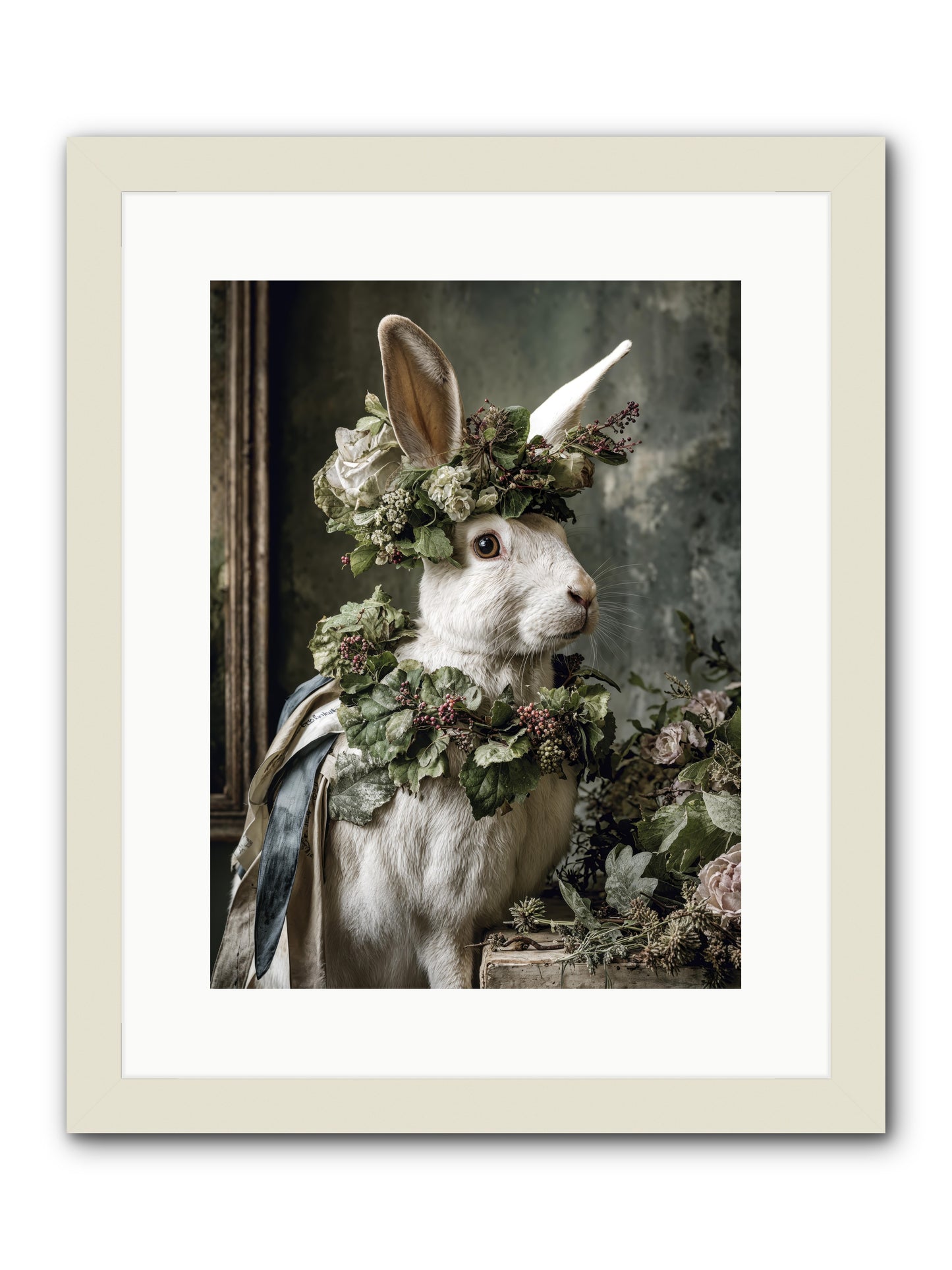 Sumerlin -- Framed Print - White 12x16