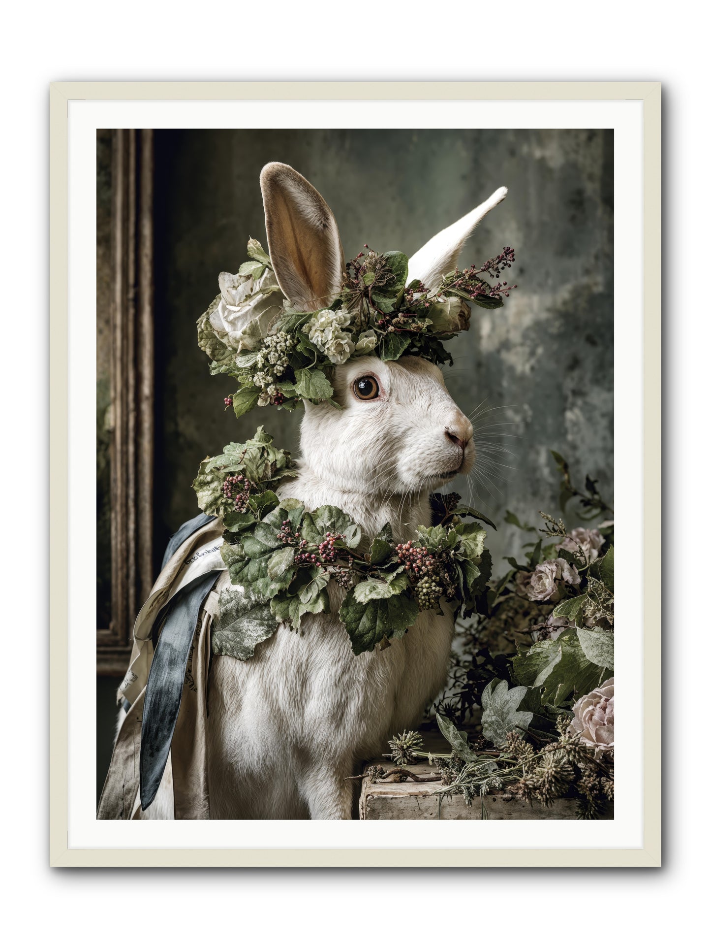 Sumerlin -- Framed Print - White 36x48