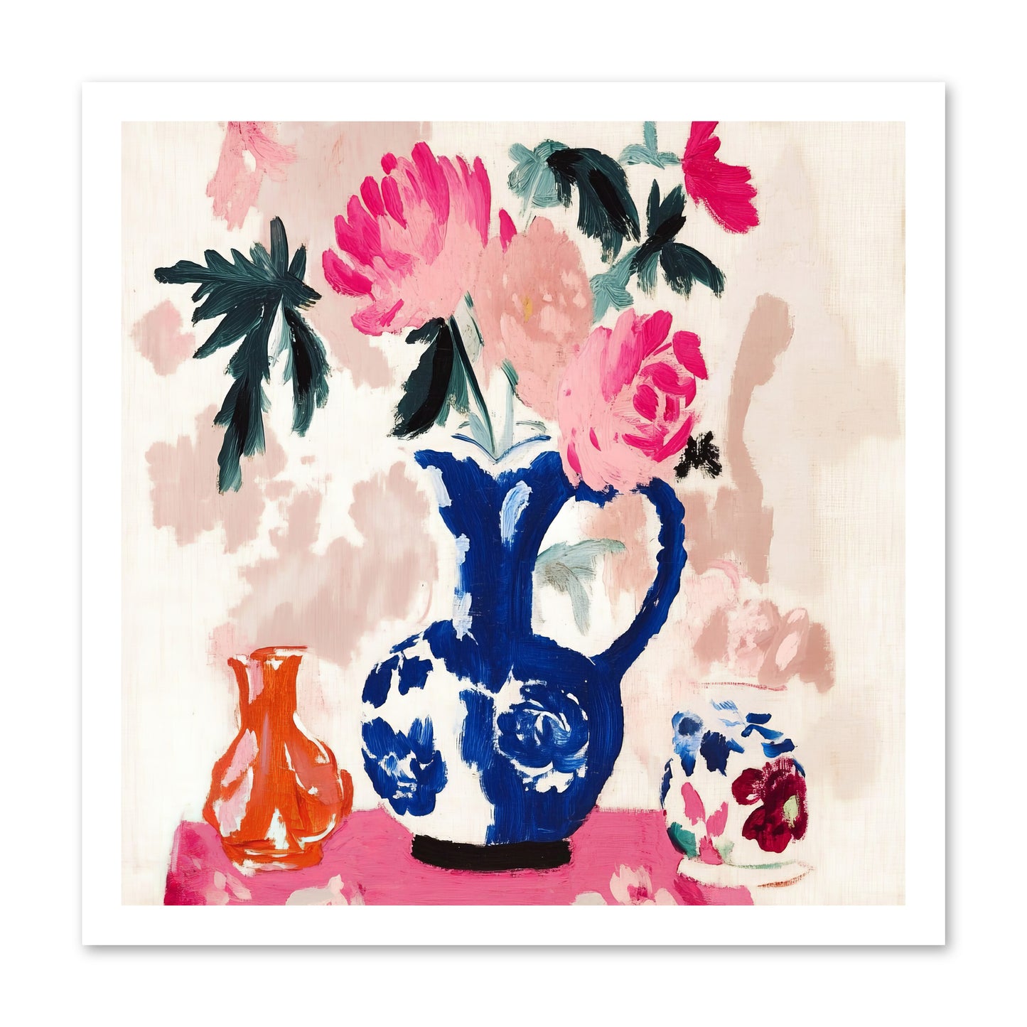 Summer Blooms -- Loose Canvas Print 20x20