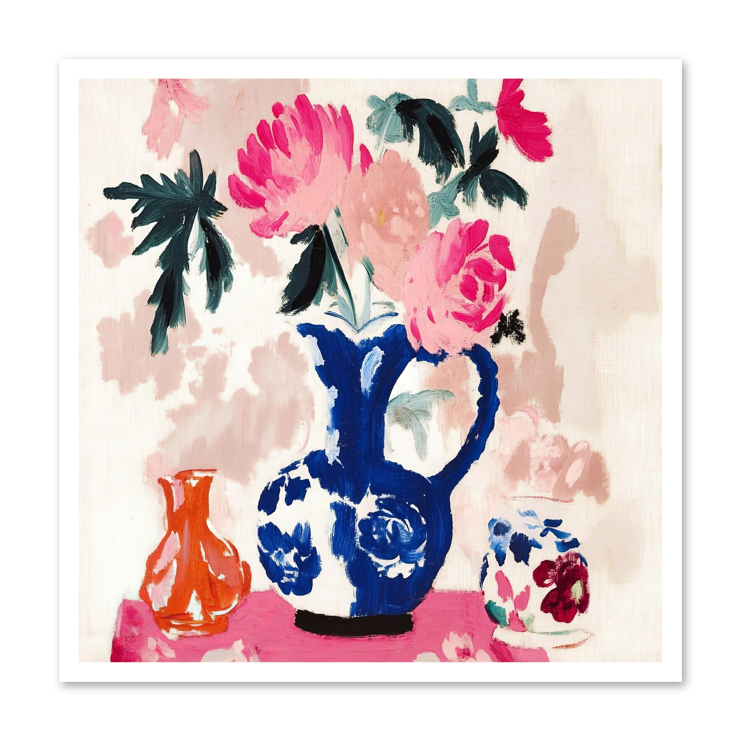 Summer Blooms -- Loose Canvas Print 30x30