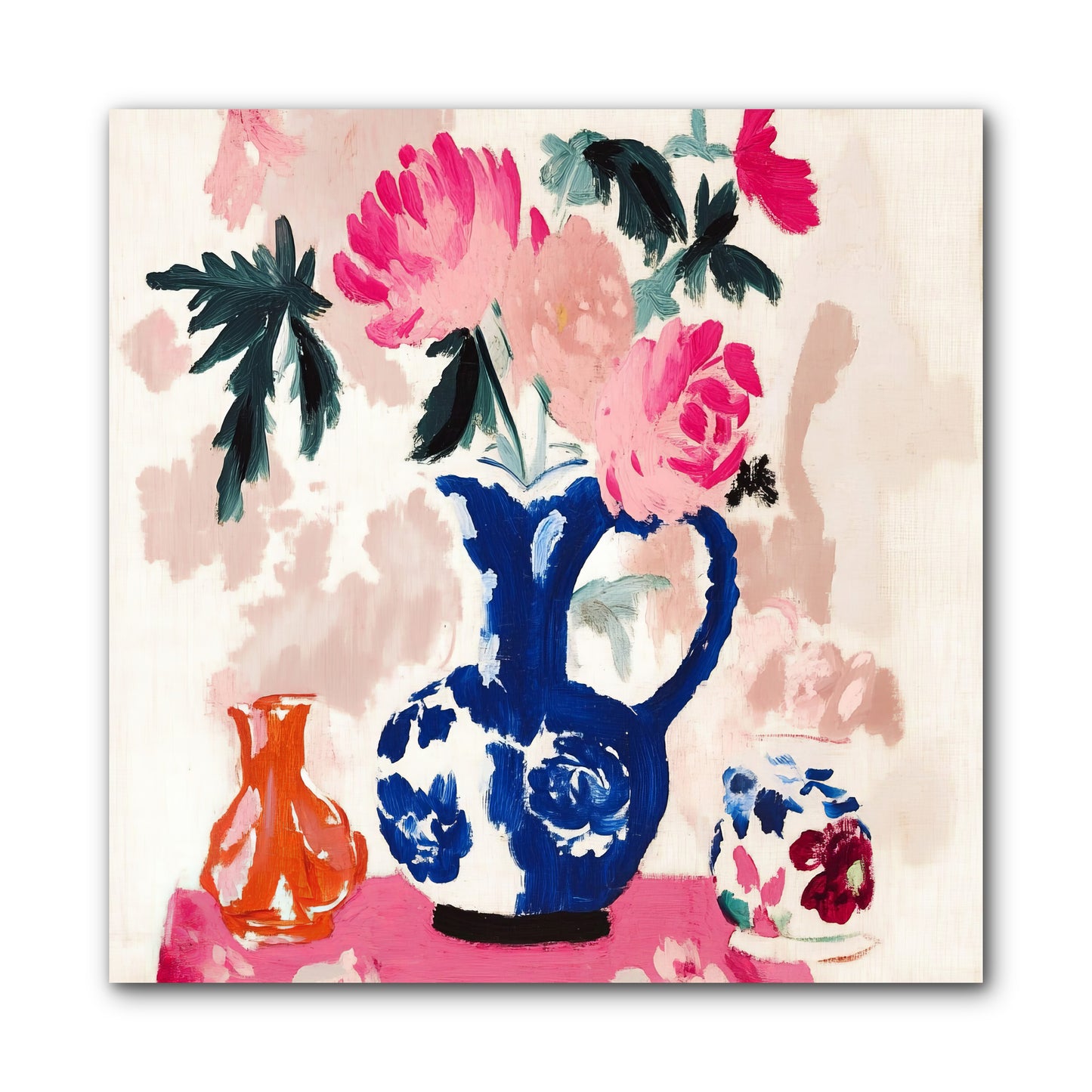 Summer Blooms -- Wrapped Canvas 10x10