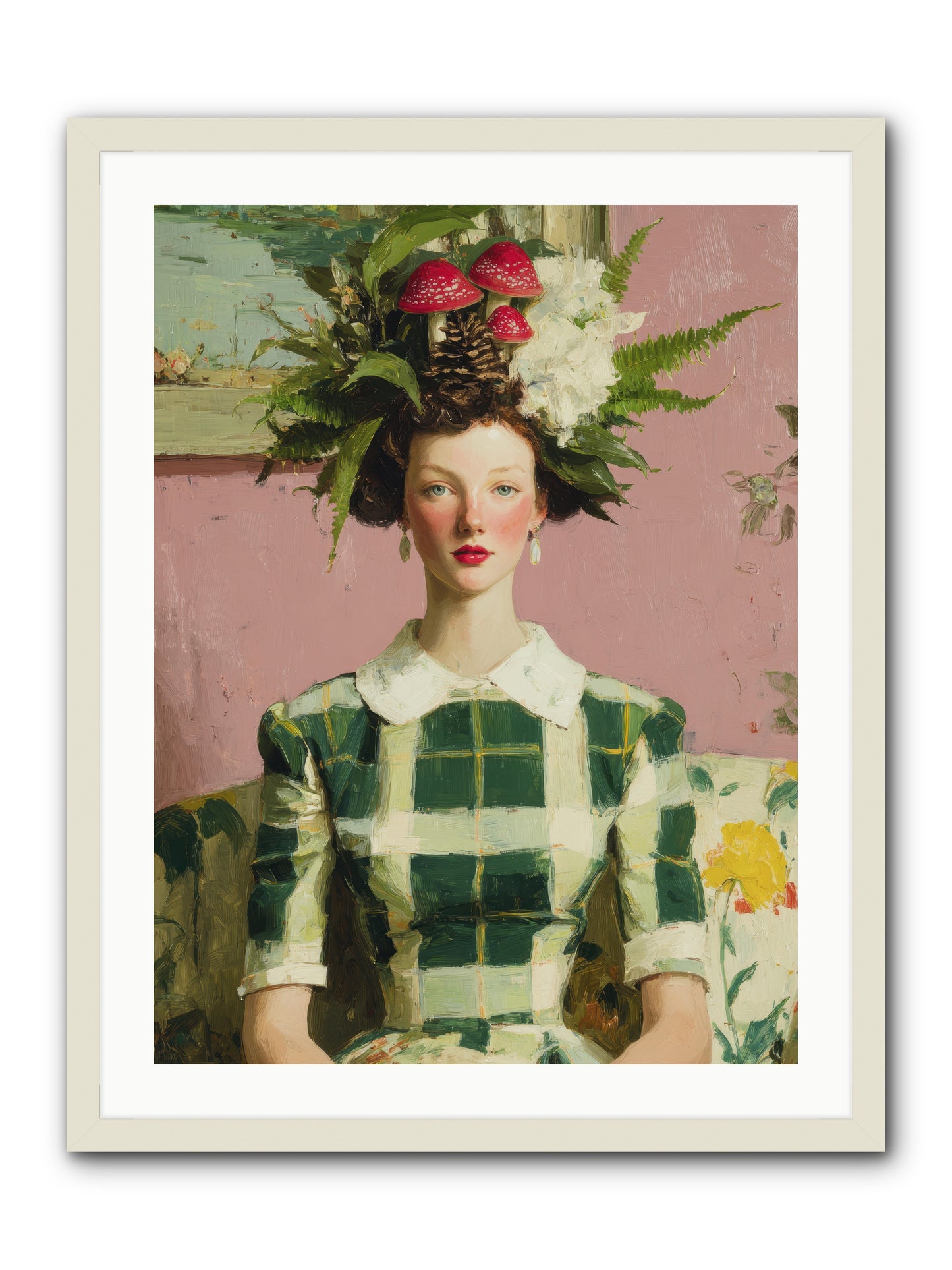 Summer Guests Only -- Framed Print - White 24x32