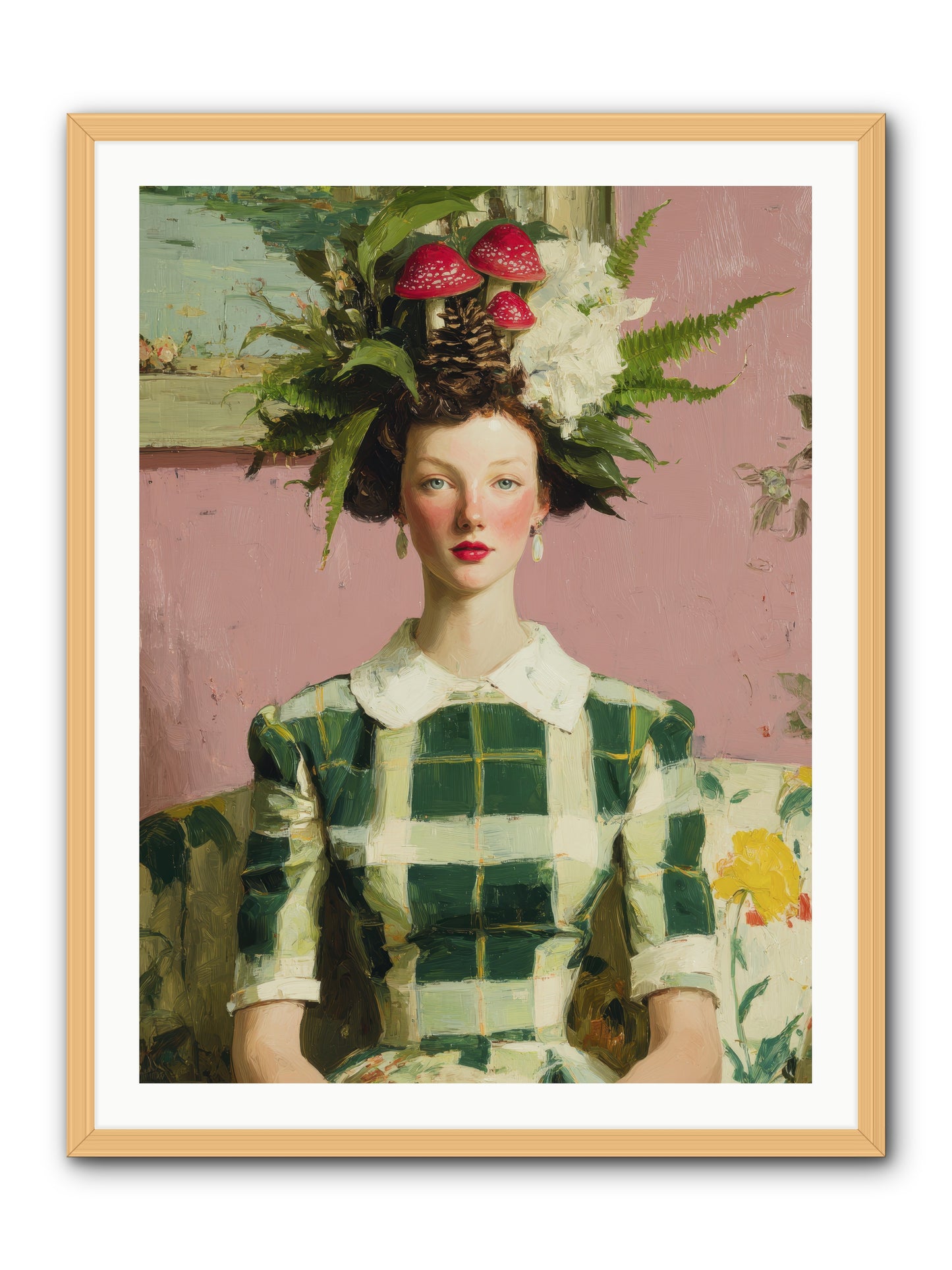 Summer Guests Only -- Framed Print - Natural 30x40