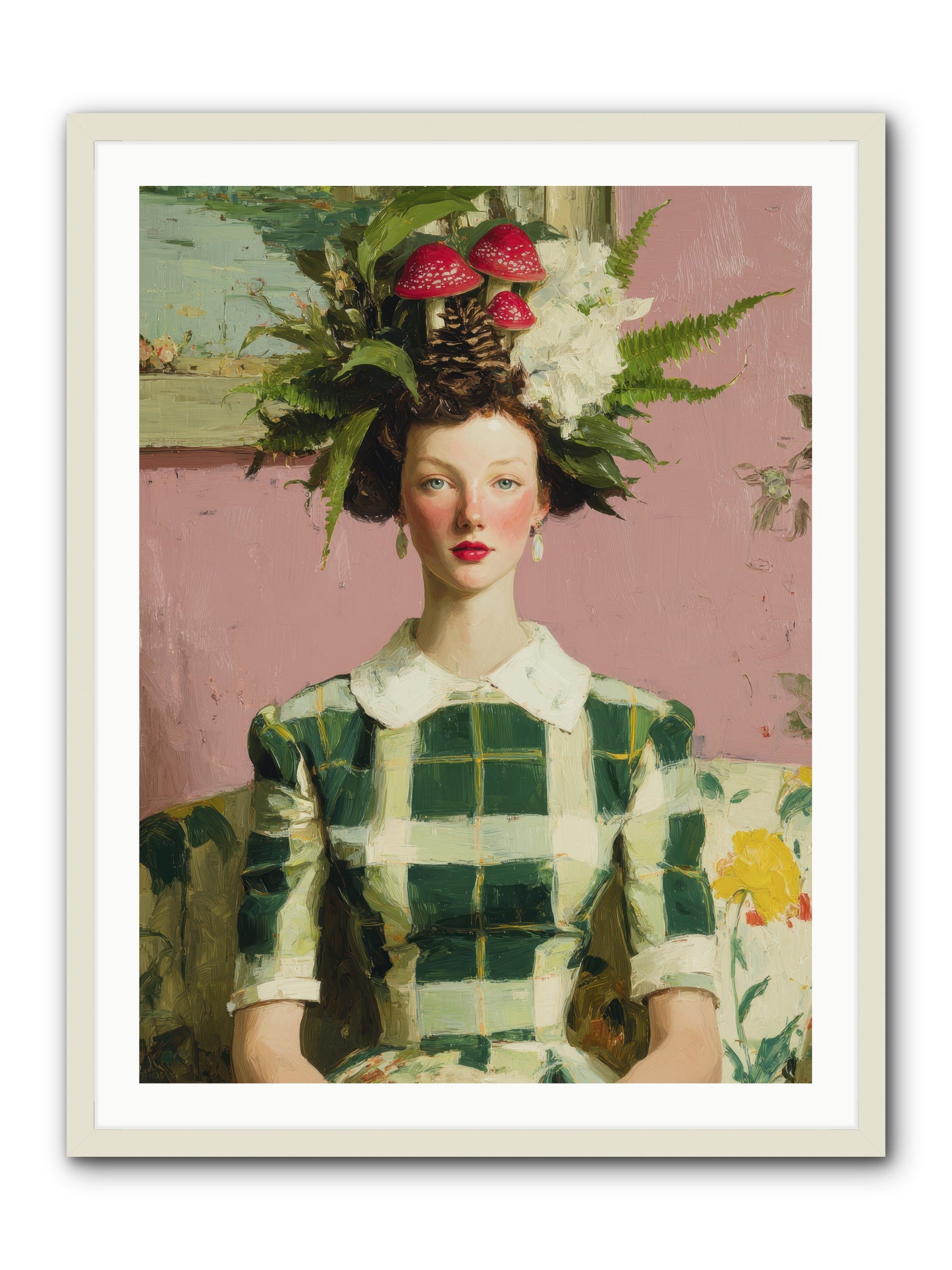 Summer Guests Only -- Framed Print - White 30x40