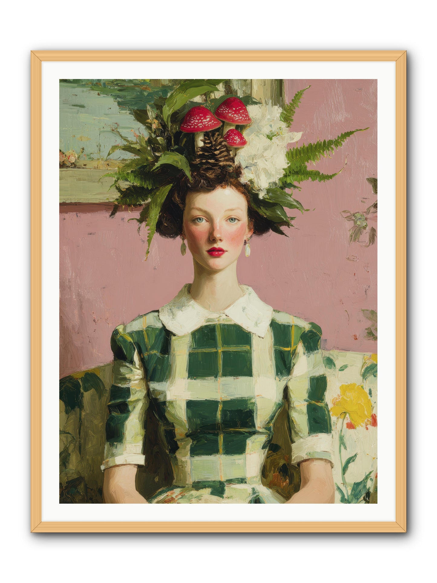 Summer Guests Only -- Framed Print - Natural 36x48
