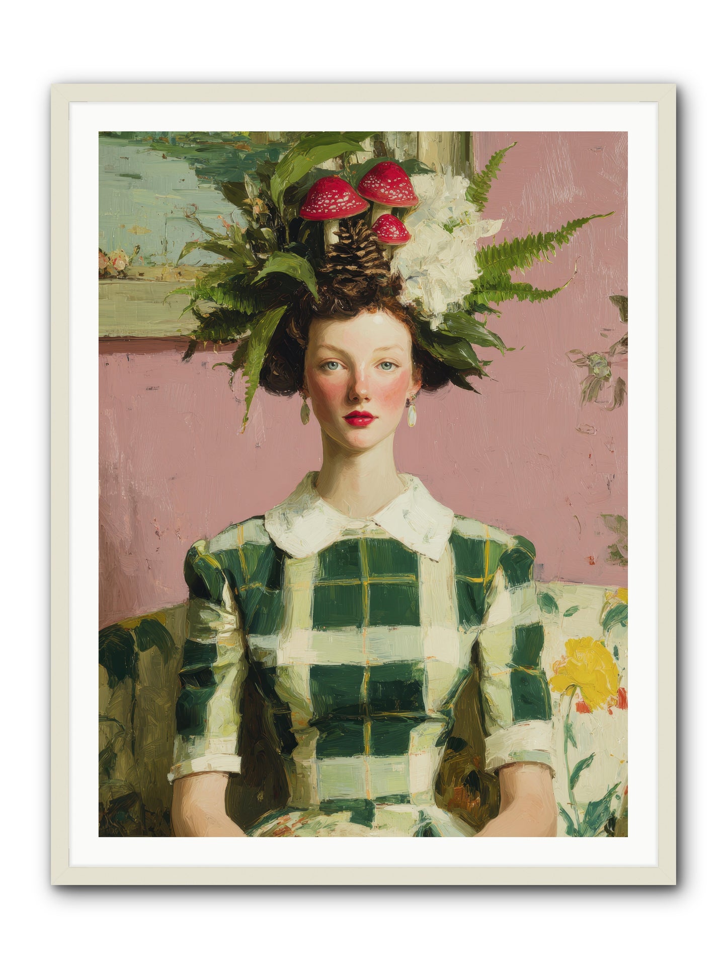 Summer Guests Only -- Framed Print - White 36x48
