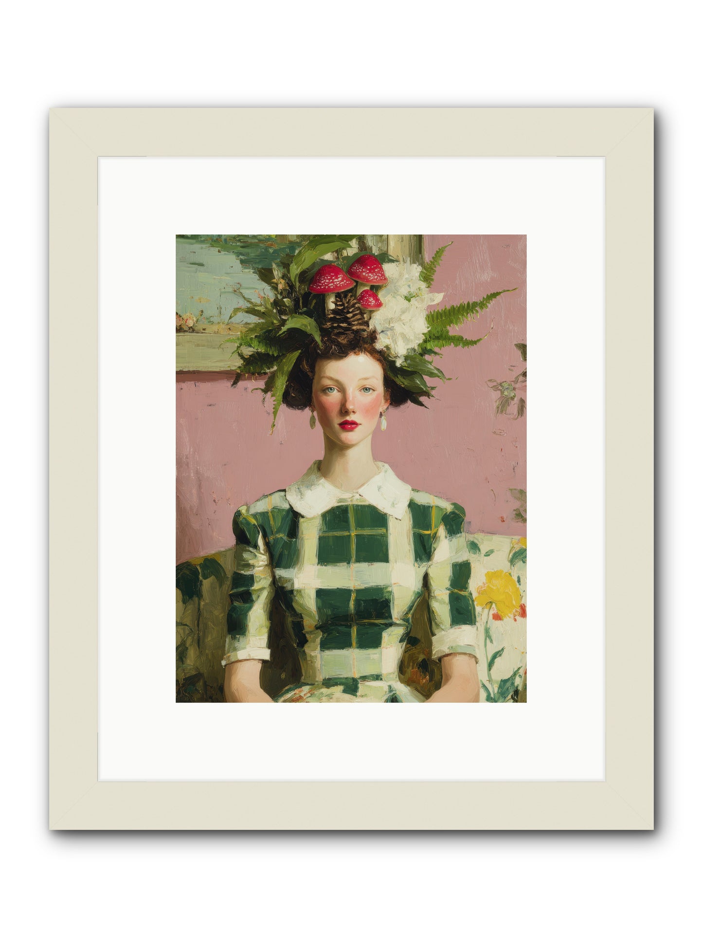 Summer Guests Only -- Framed Print - White 9x12