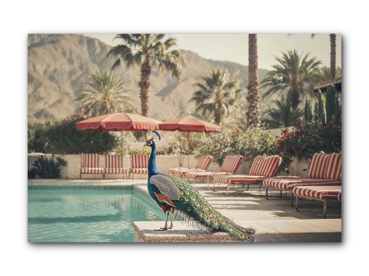 Summer In The Riviera -- Wrapped Canvas 12x8