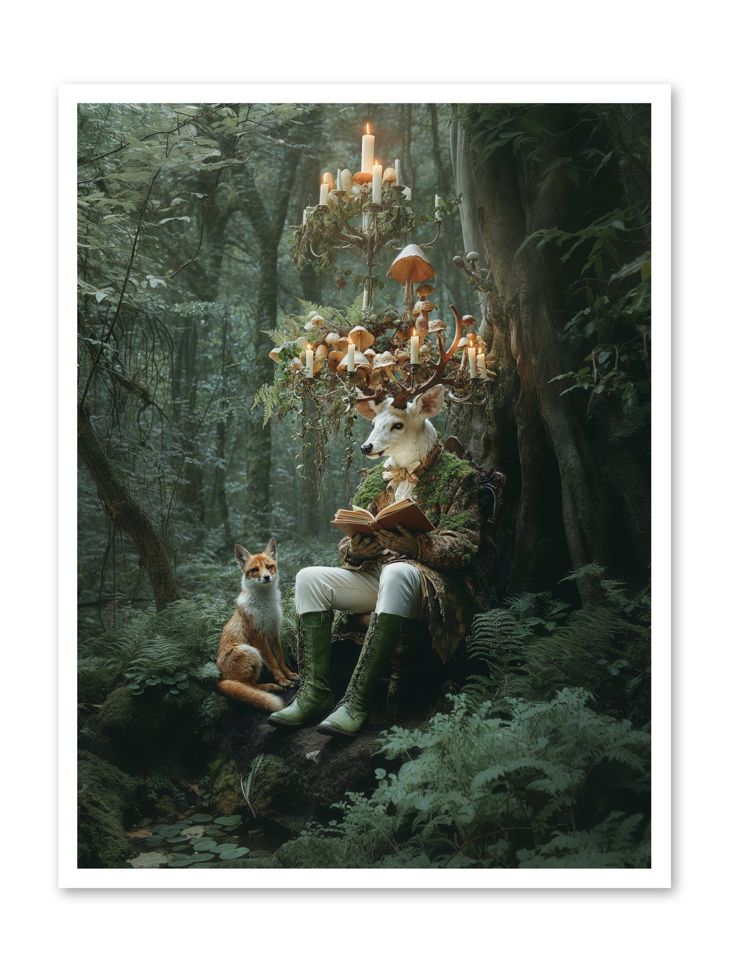 Summer Knows Secret PlacesRez -- Paper Print 30x40